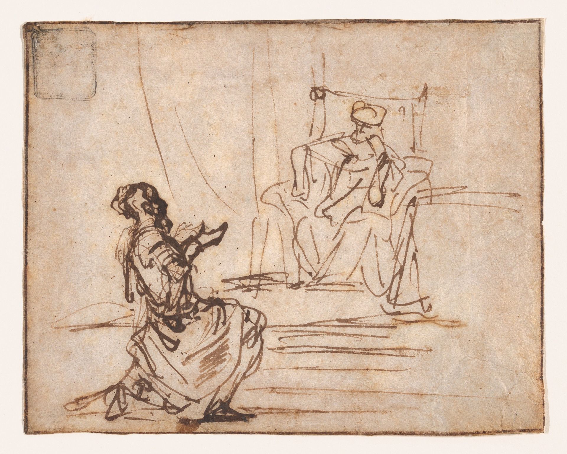 Uriah before King David by Gerbrand van den Eeckhout