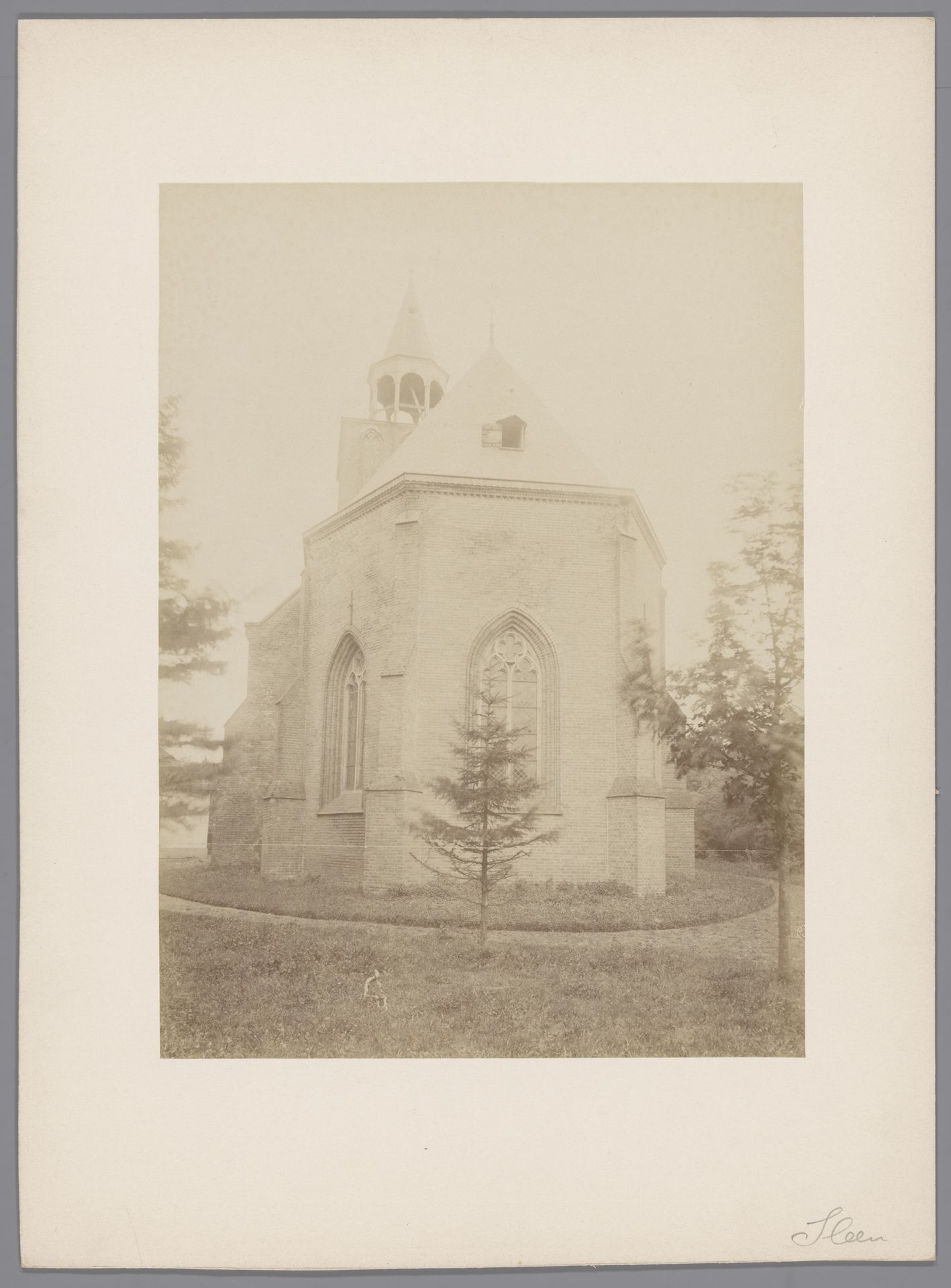 Gezicht op de Hervormde Kerk te Sleen by anoniem (Monumentenzorg)