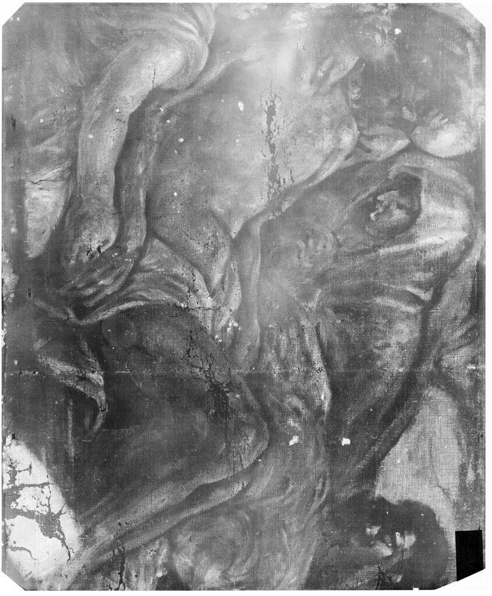 X-radiograph(s) of "Pieta" by Artist of original: Follower of Jacopo Bassano the Elder