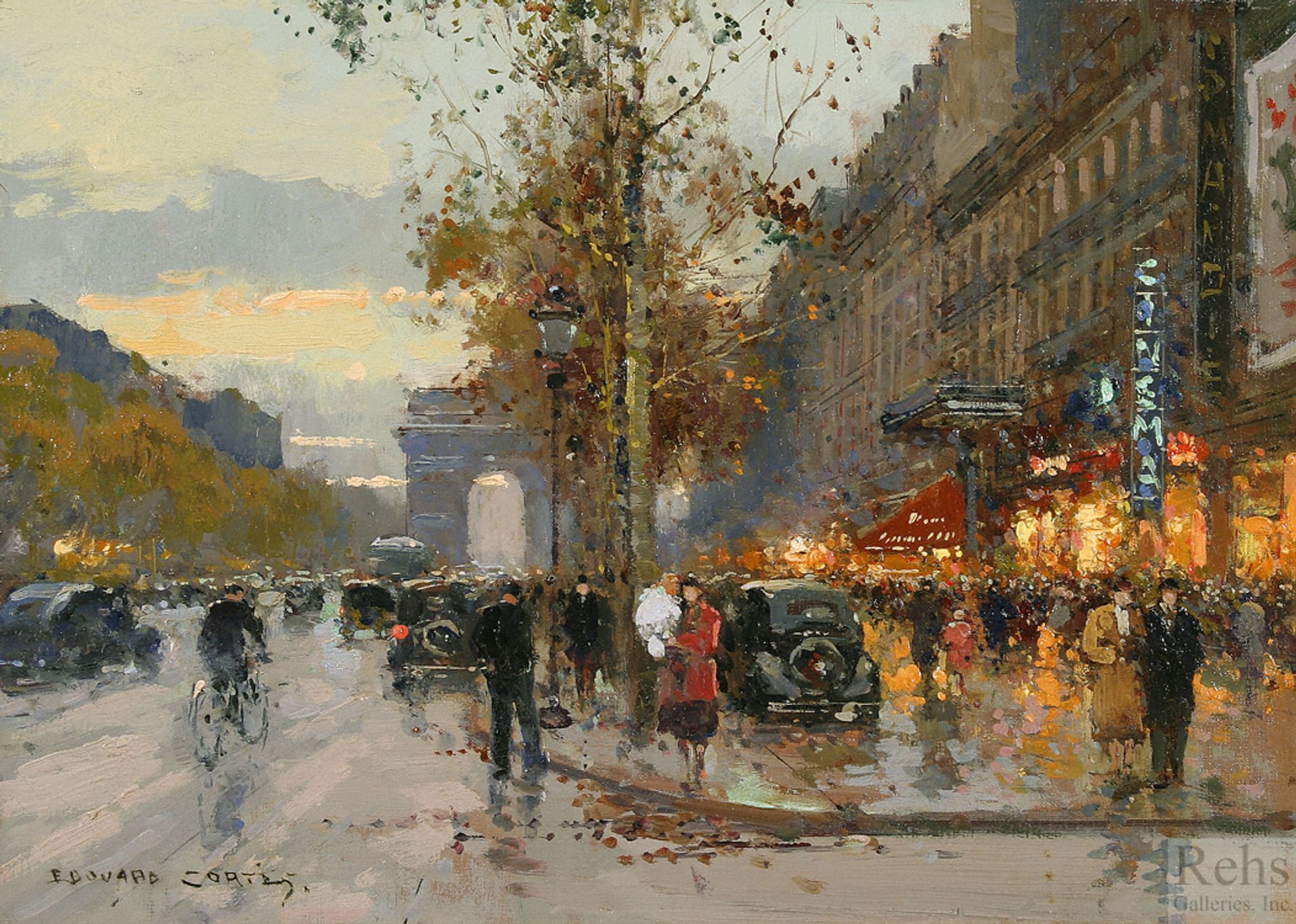 Champs-Élysées by Edouard Cortes