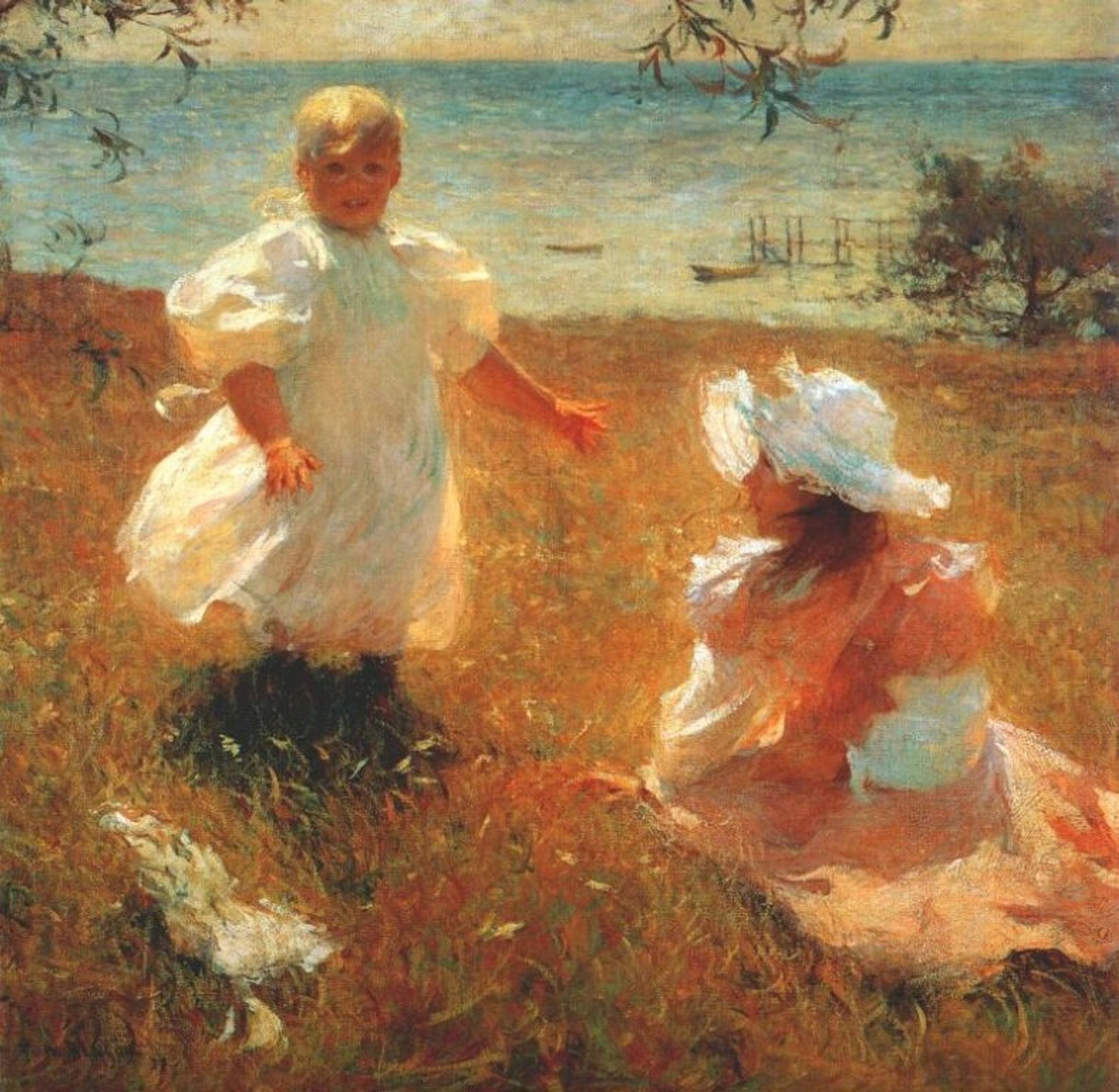 The Sisters by Frank W. Benson