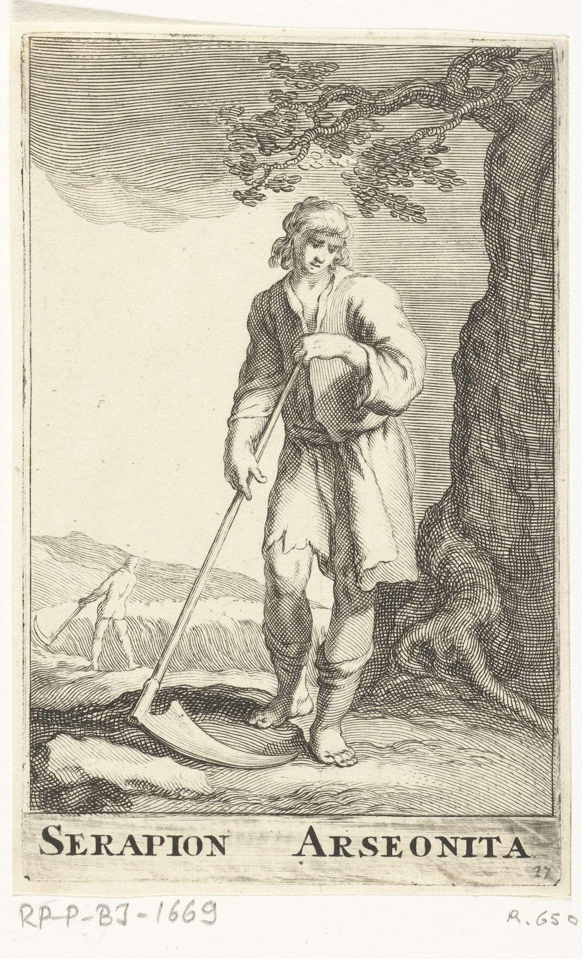 Heilige Serapion van Arsinoë by Frederick Bloemaert