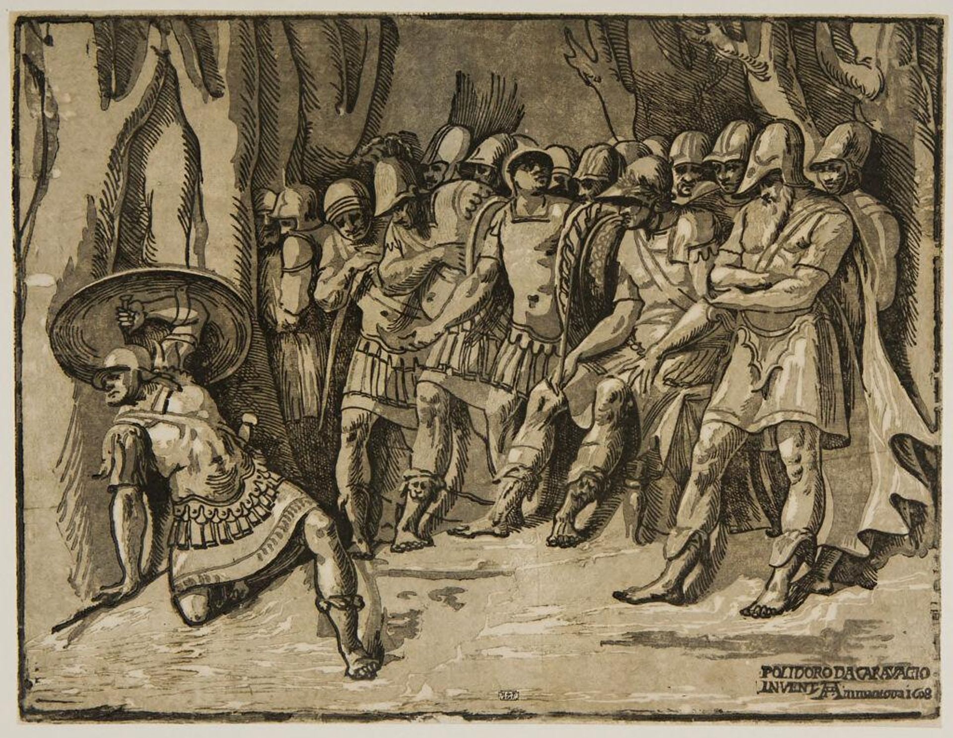 Death of Ajax by Giuseppe NiccolÃ² Vicentino
