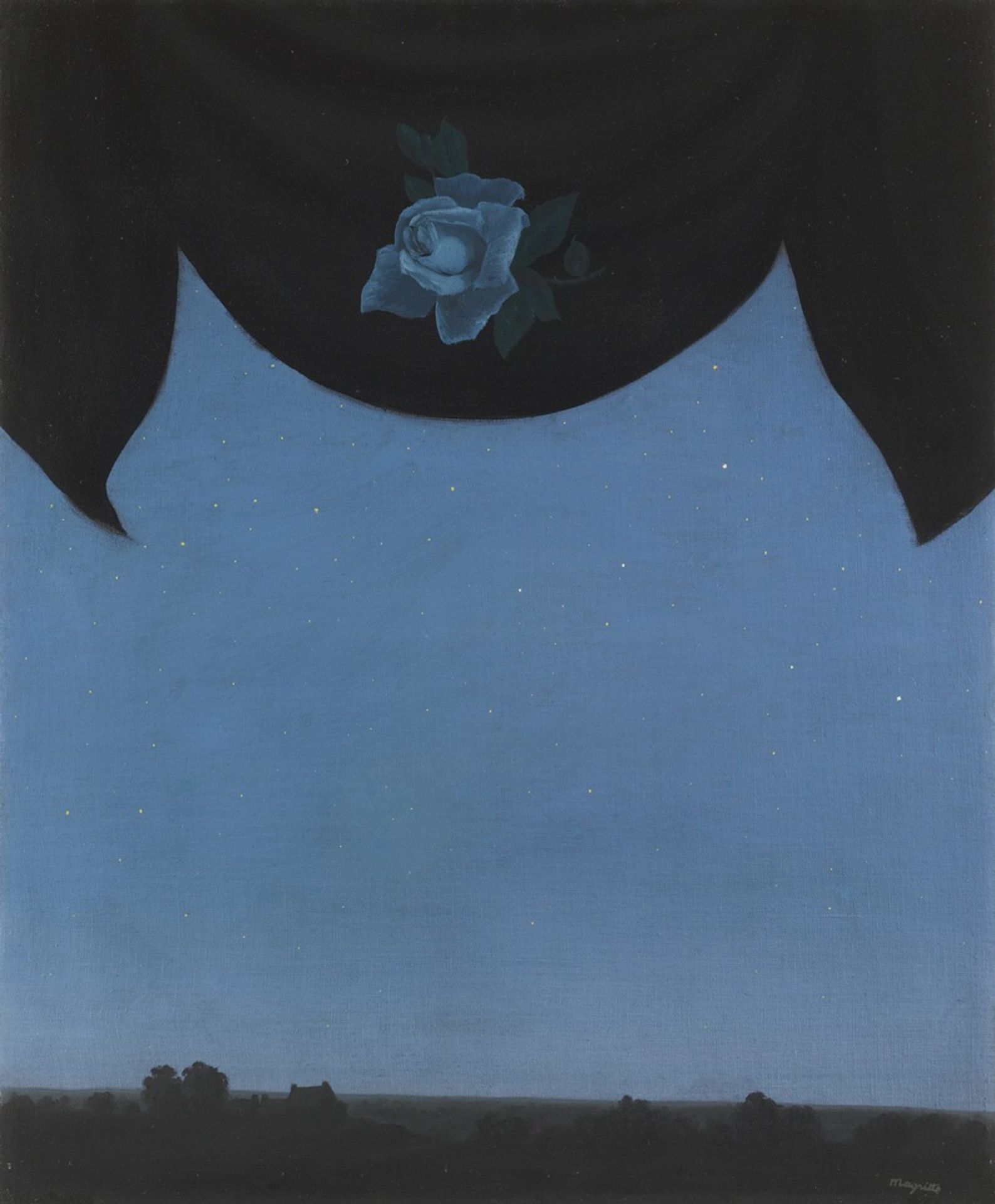 La belle de nuit by René Magritte