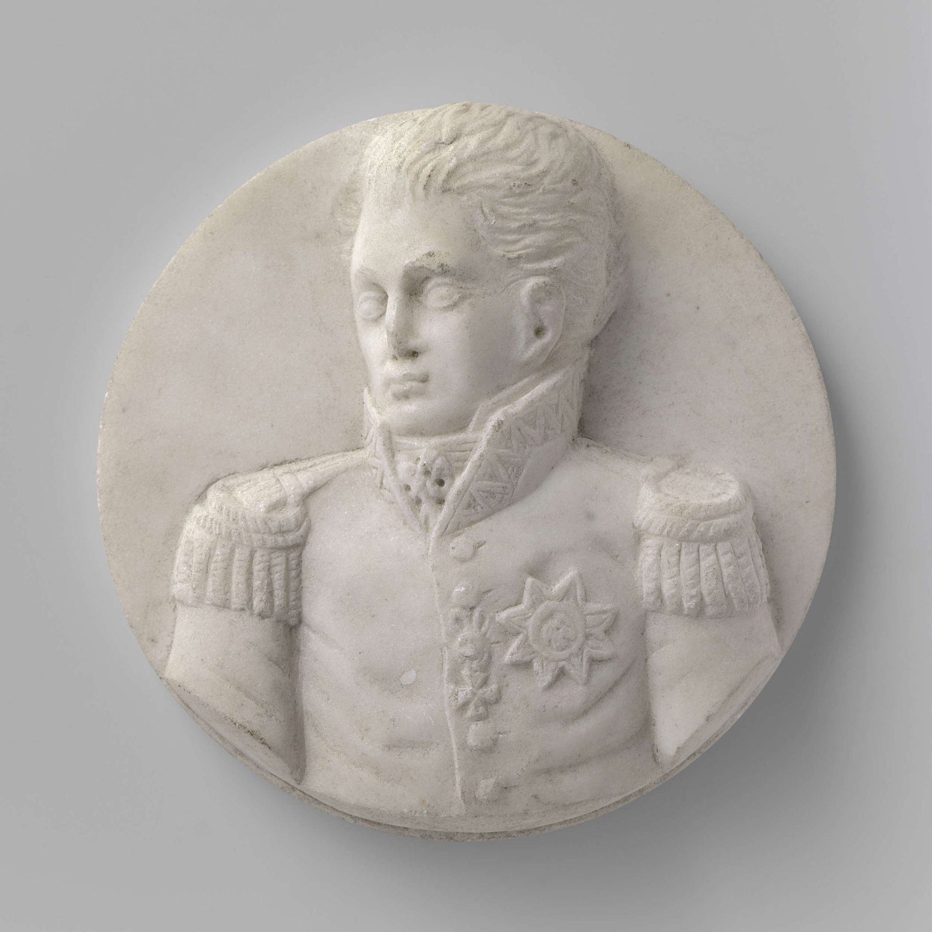 Medaillonportret van prins Frederik Willem Karel (1797-1881) by Anonymous