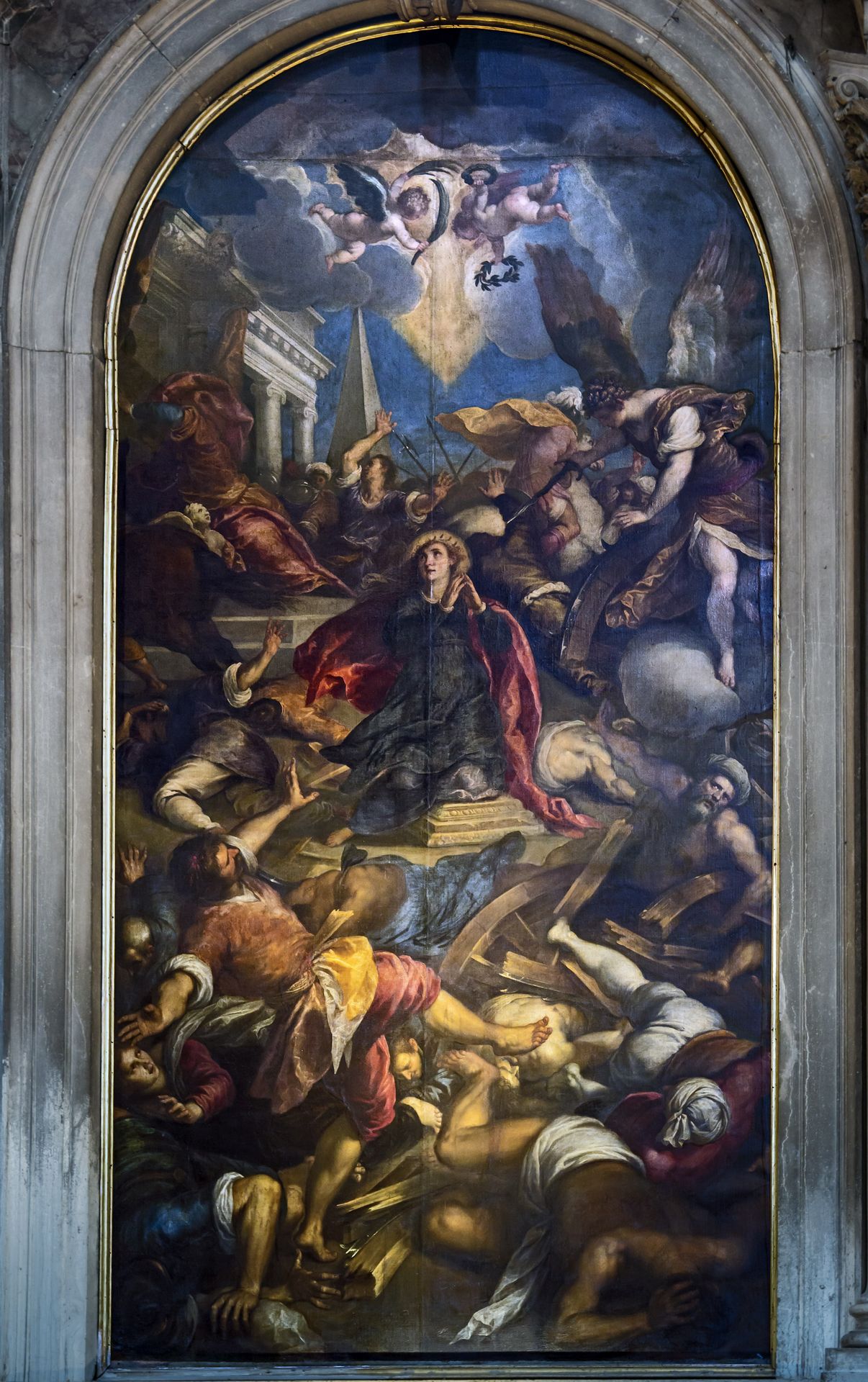 Basilica Di Santa Maria Gloriosa Dei Frari, Altare Di Santa Caterina by Palma il Giovane