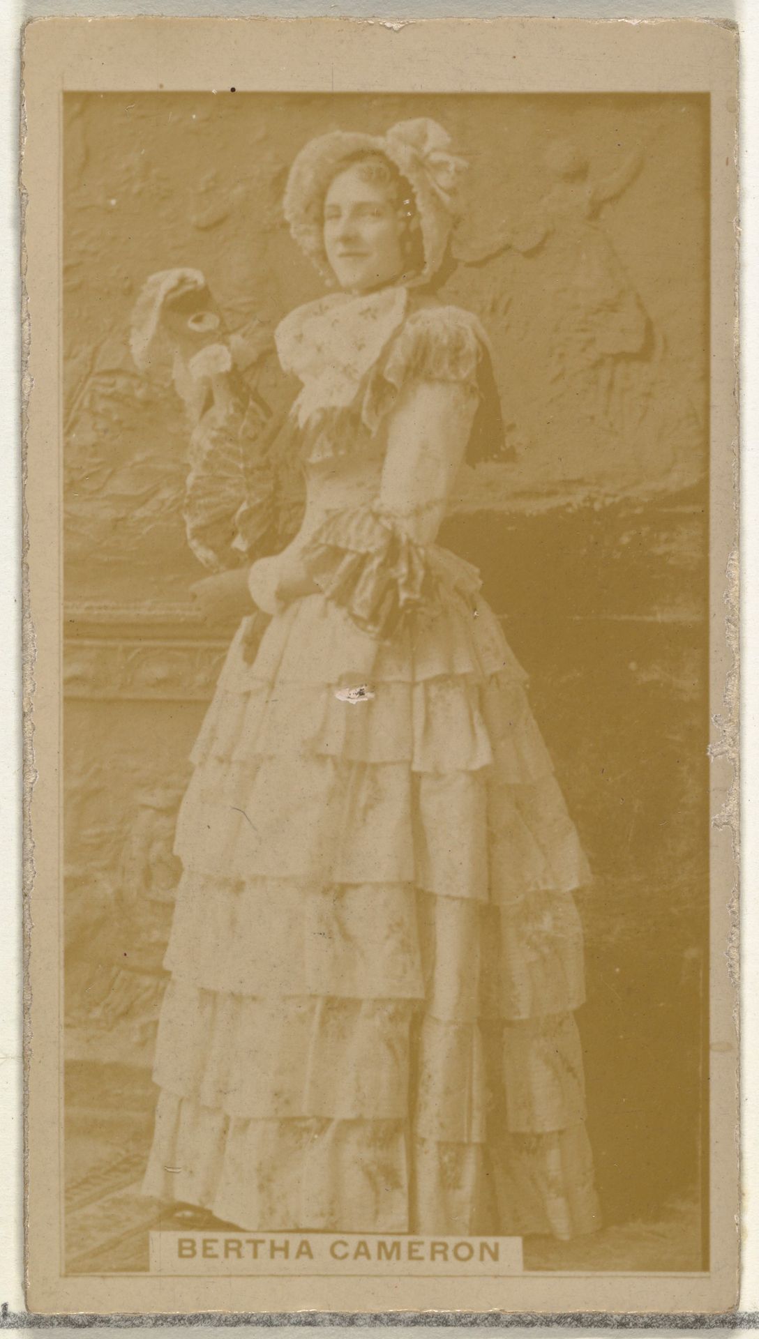 Bertha Cameron, from the Actors and Actresses series (N145-8) issued by Duke Sons & Co. to promote Duke Cigarettes by W. Duke, Sons & Co.