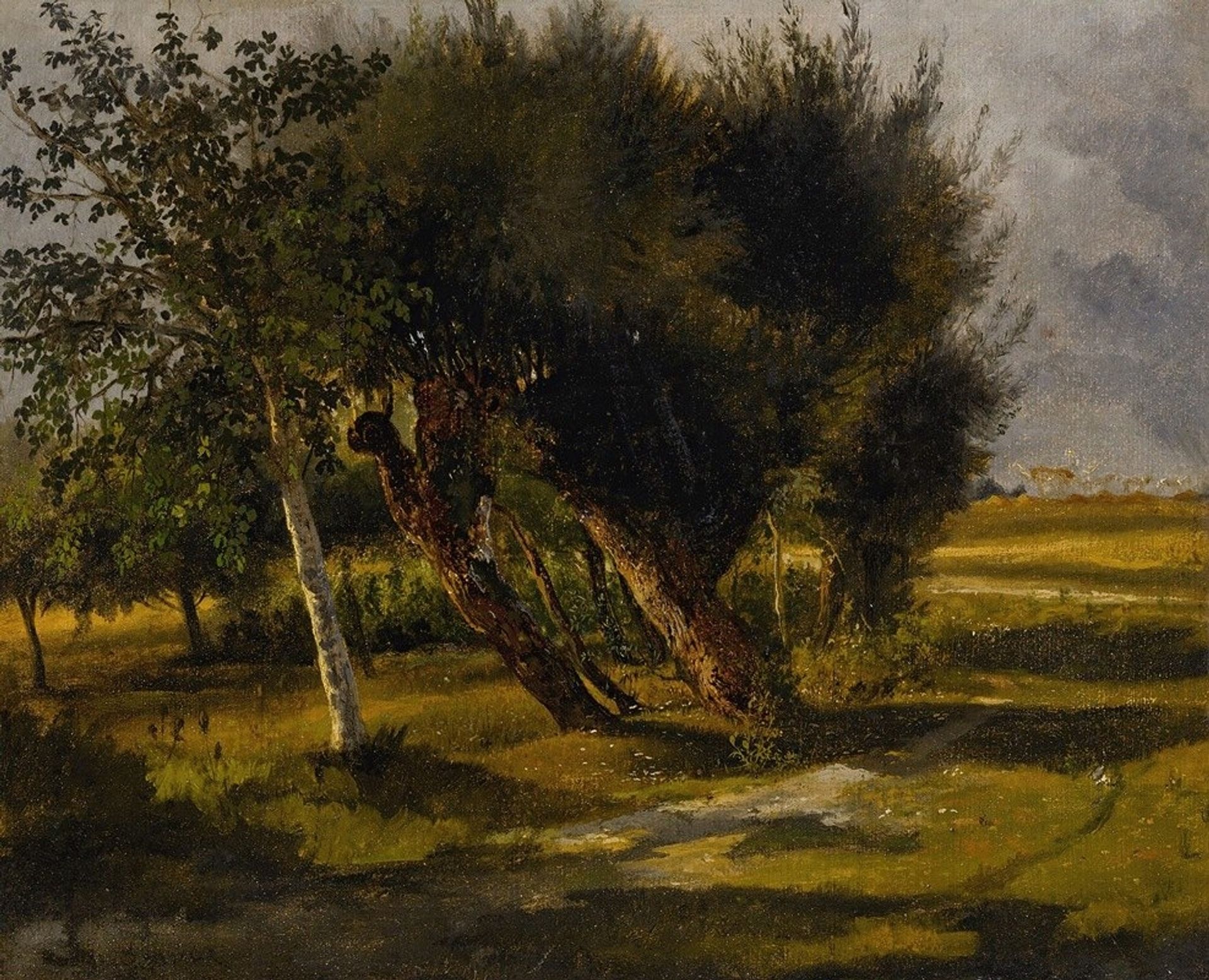 Bouquets D’Arbres Dans La Prairie by Rosa Bonheur