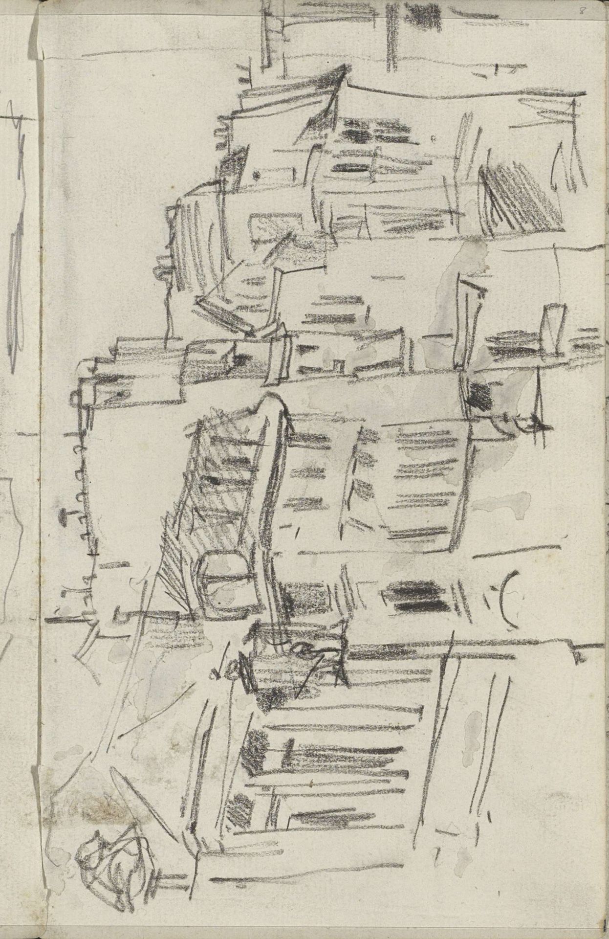 Gebouwen in Parijs by George Hendrik Breitner