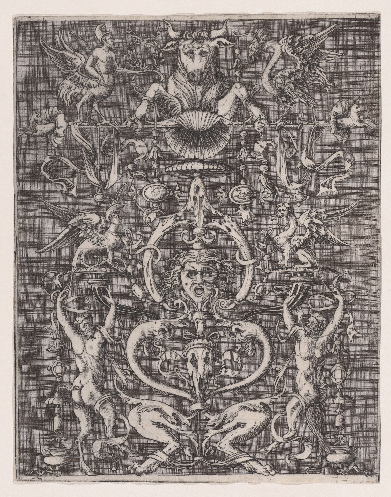 Ornamental Panel by Anonymous