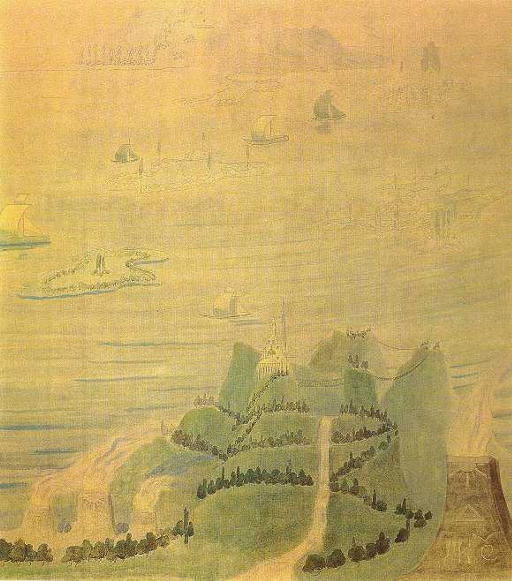 Allegro (Sonata of the Sumer) by Mikalojus Konstantinas Ciurlionis