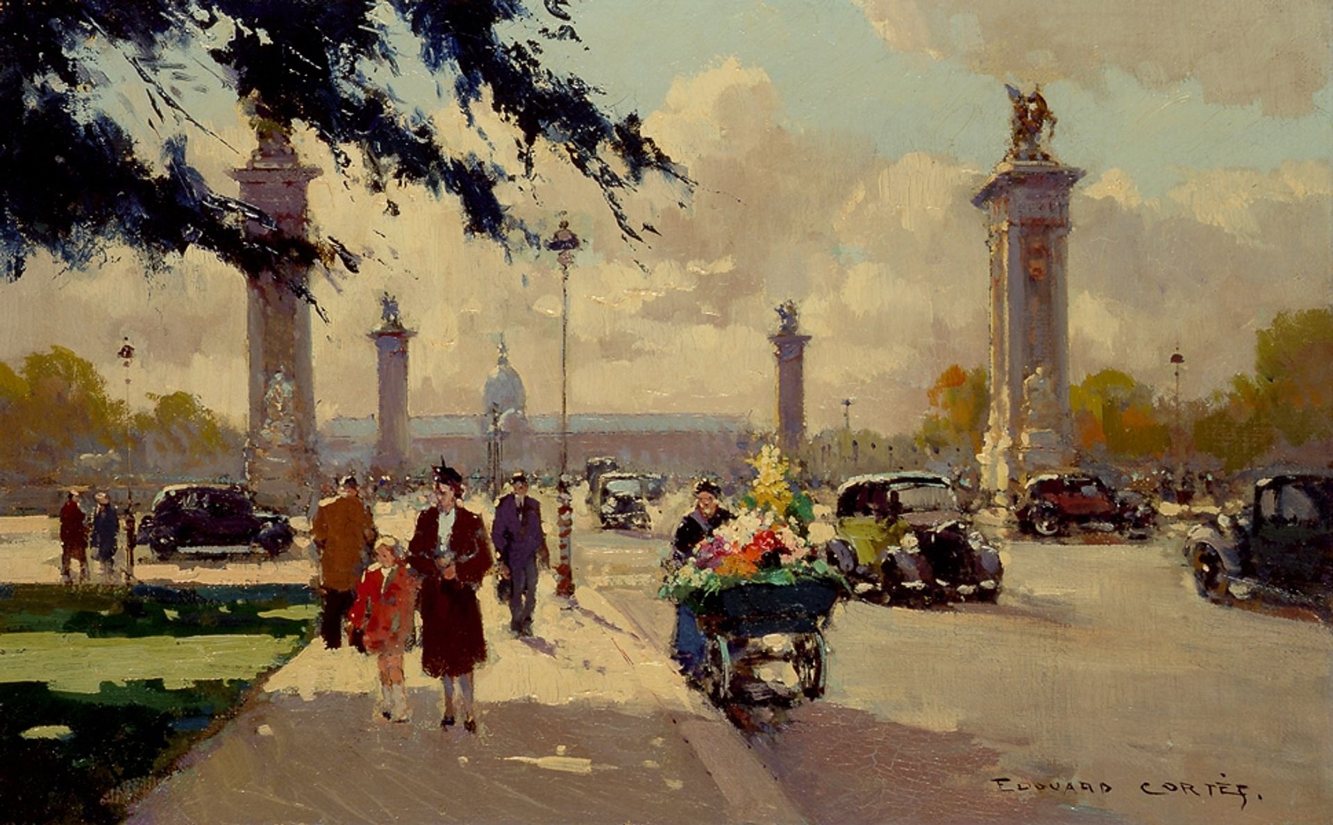 Pont Alexander III by Edouard Cortes