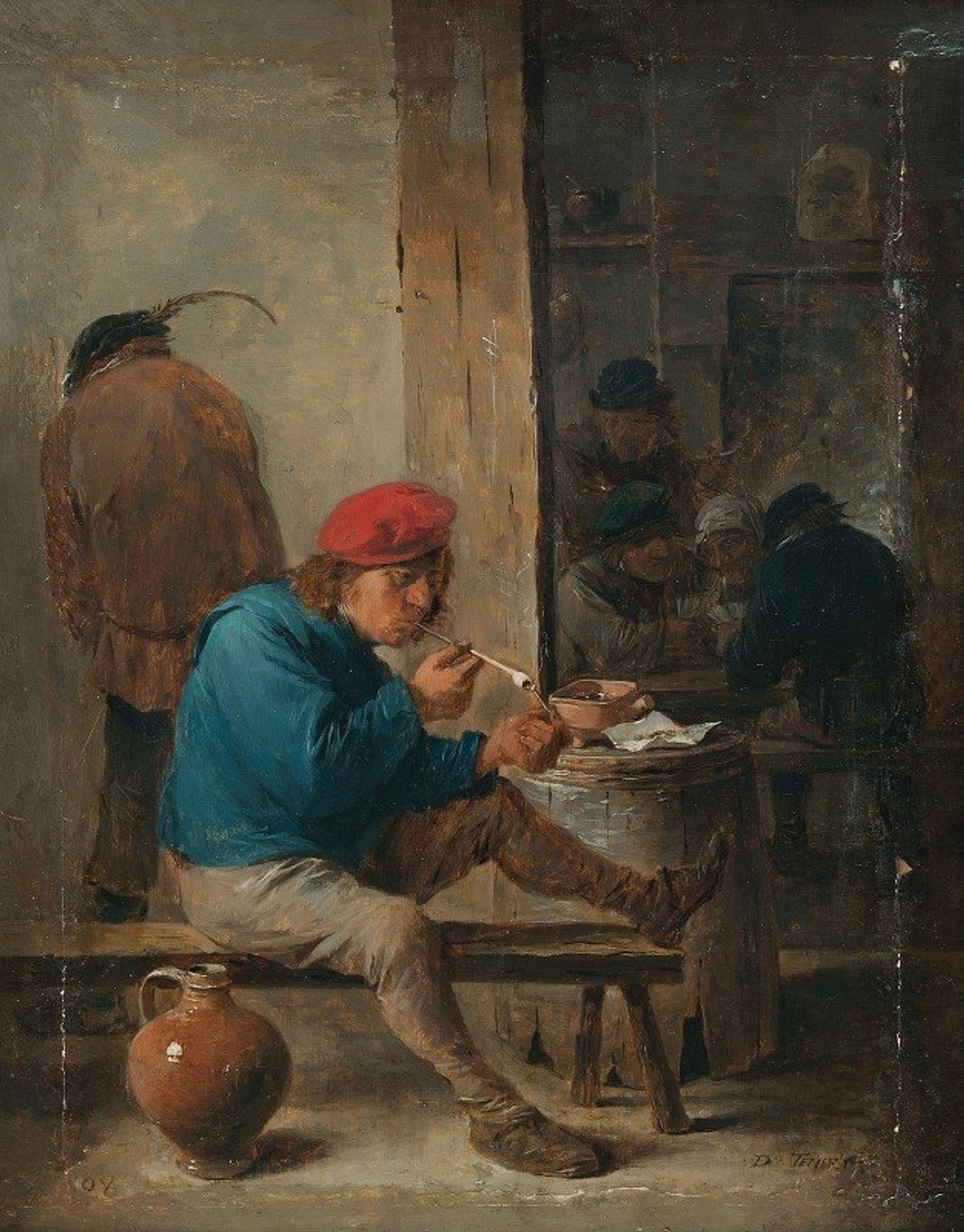 Tavern Scene with Smokers by David Teniers The Younger