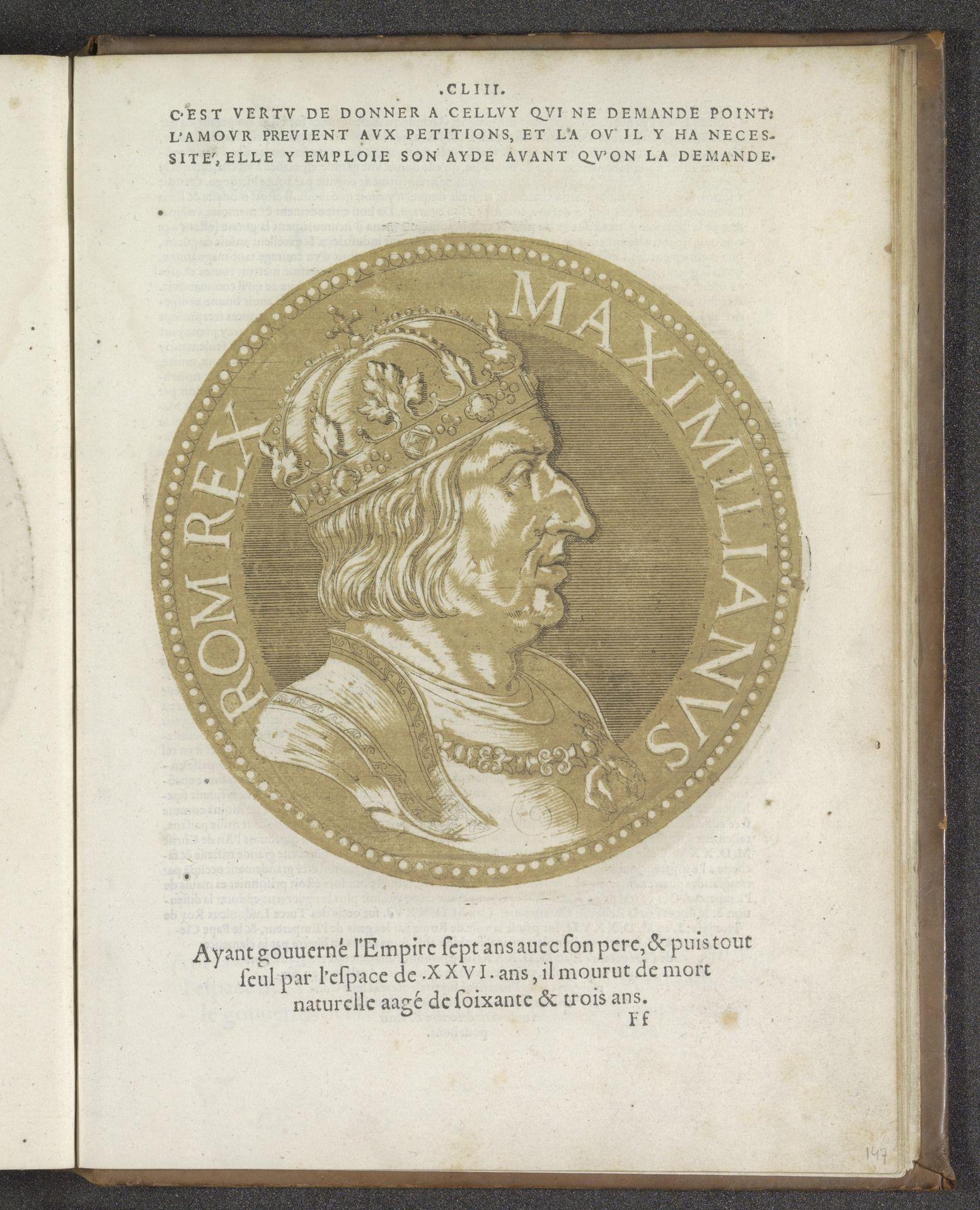 Portret van keizer Maximiliaan I by Joos Gietleughen
