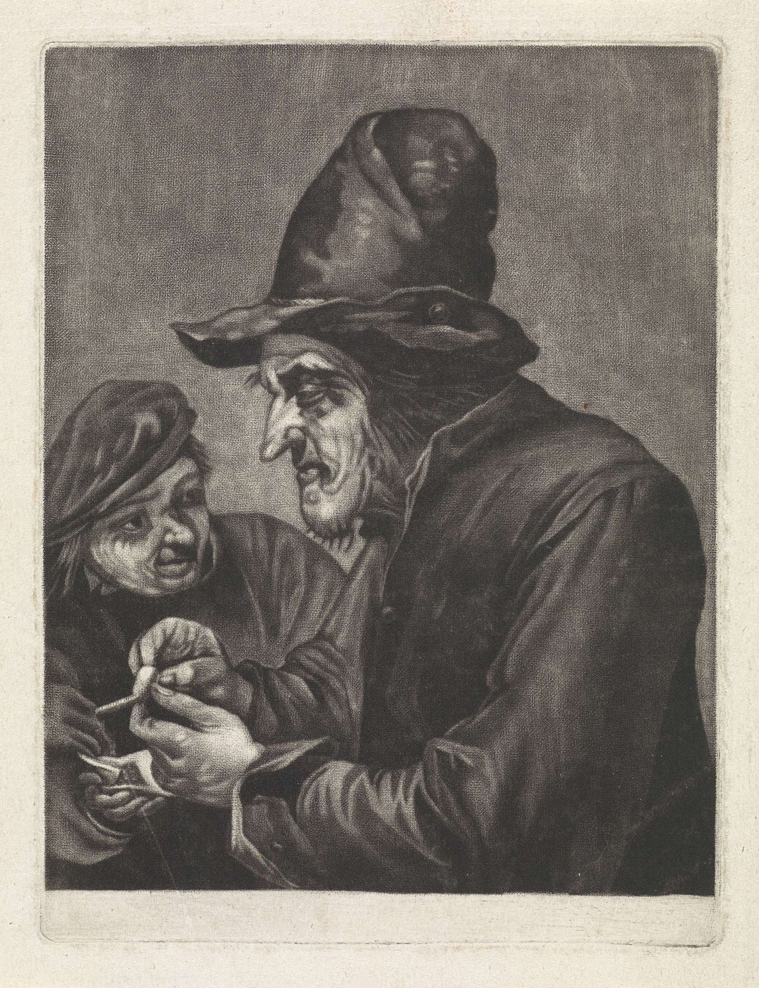 Boer stopt zijn pijp (variant A) by Jan van der Bruggen