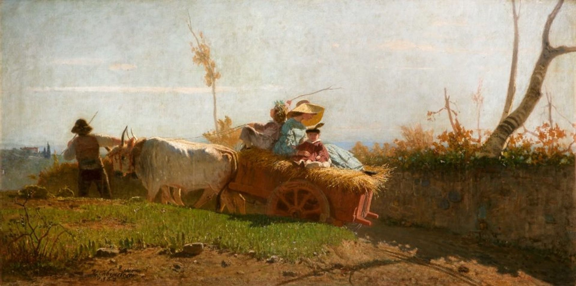 The return from the fields by Vincenzo Cabianca