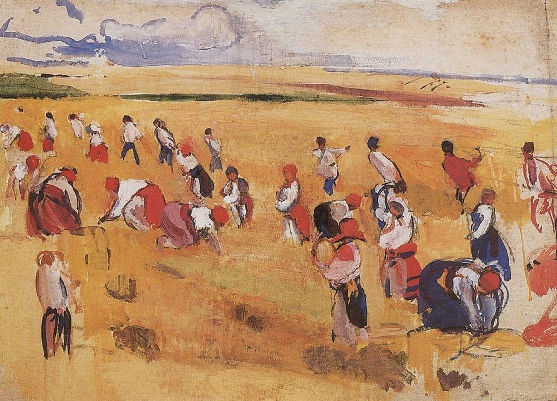 Harvest by Zinaida Serebriakova