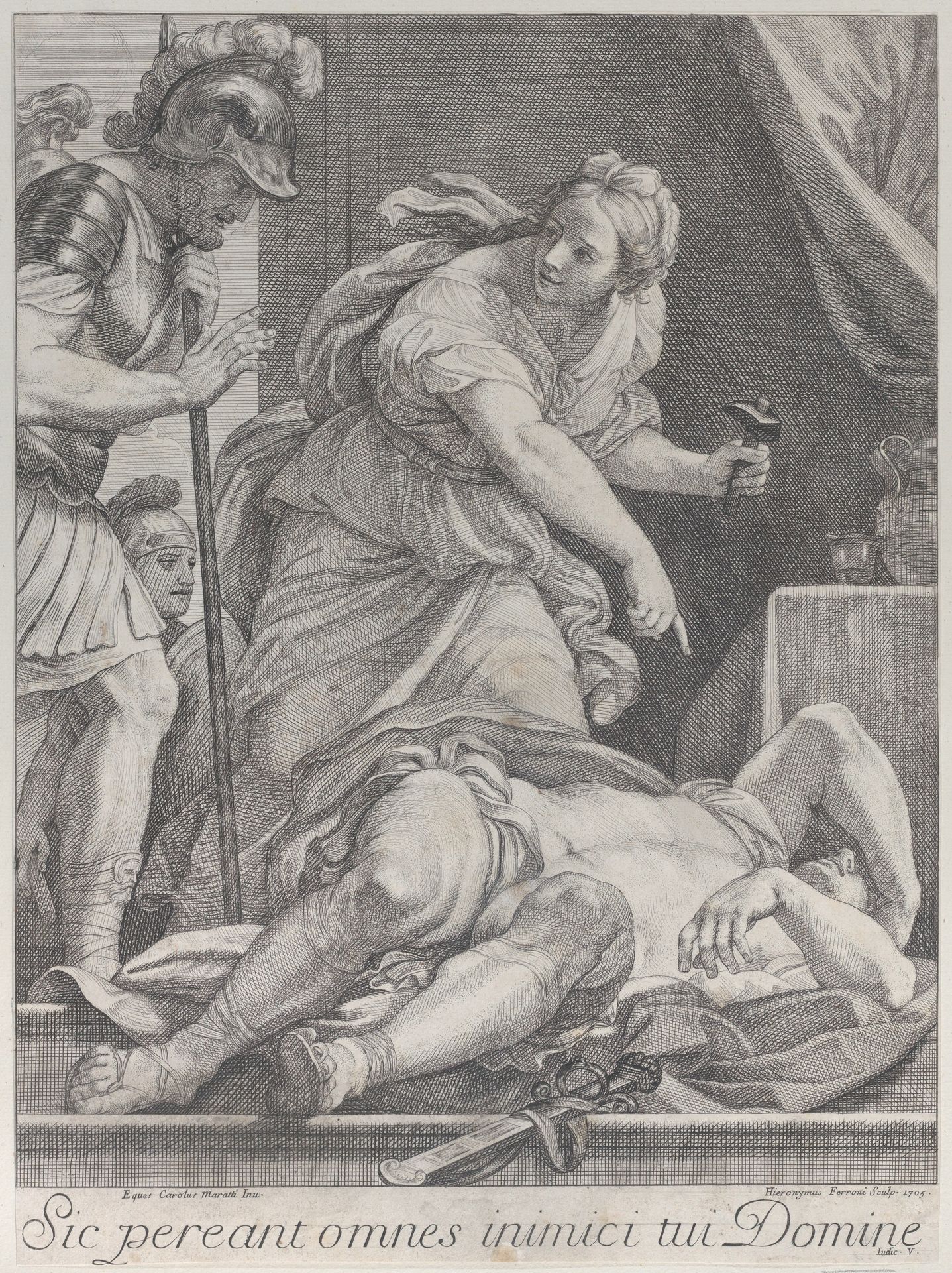 Jael slaying Sisera by Hieronymus Ferroni