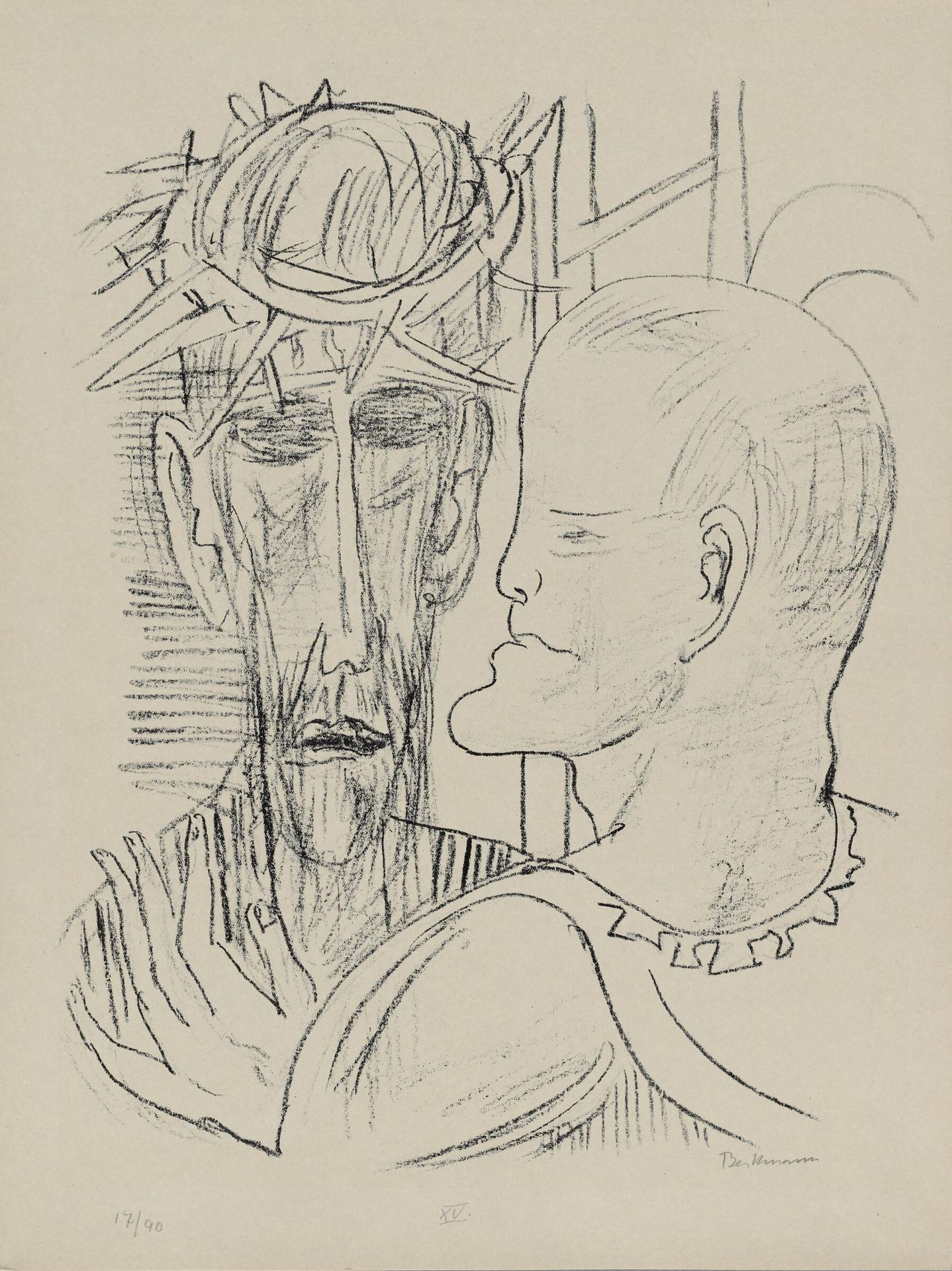 Christ and Pilate by Max Beckmann