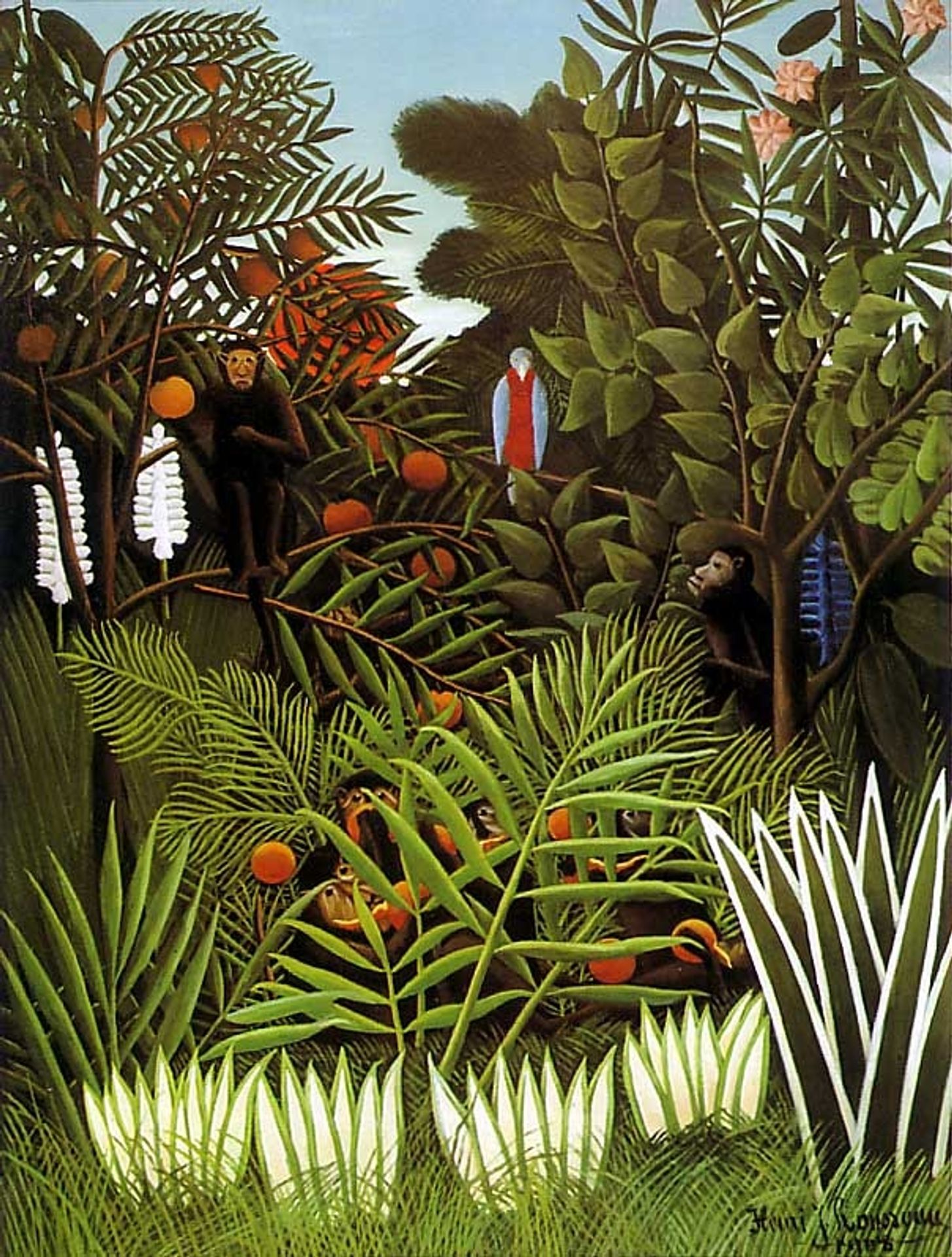 Exotic Landscape by Henri Rousseau