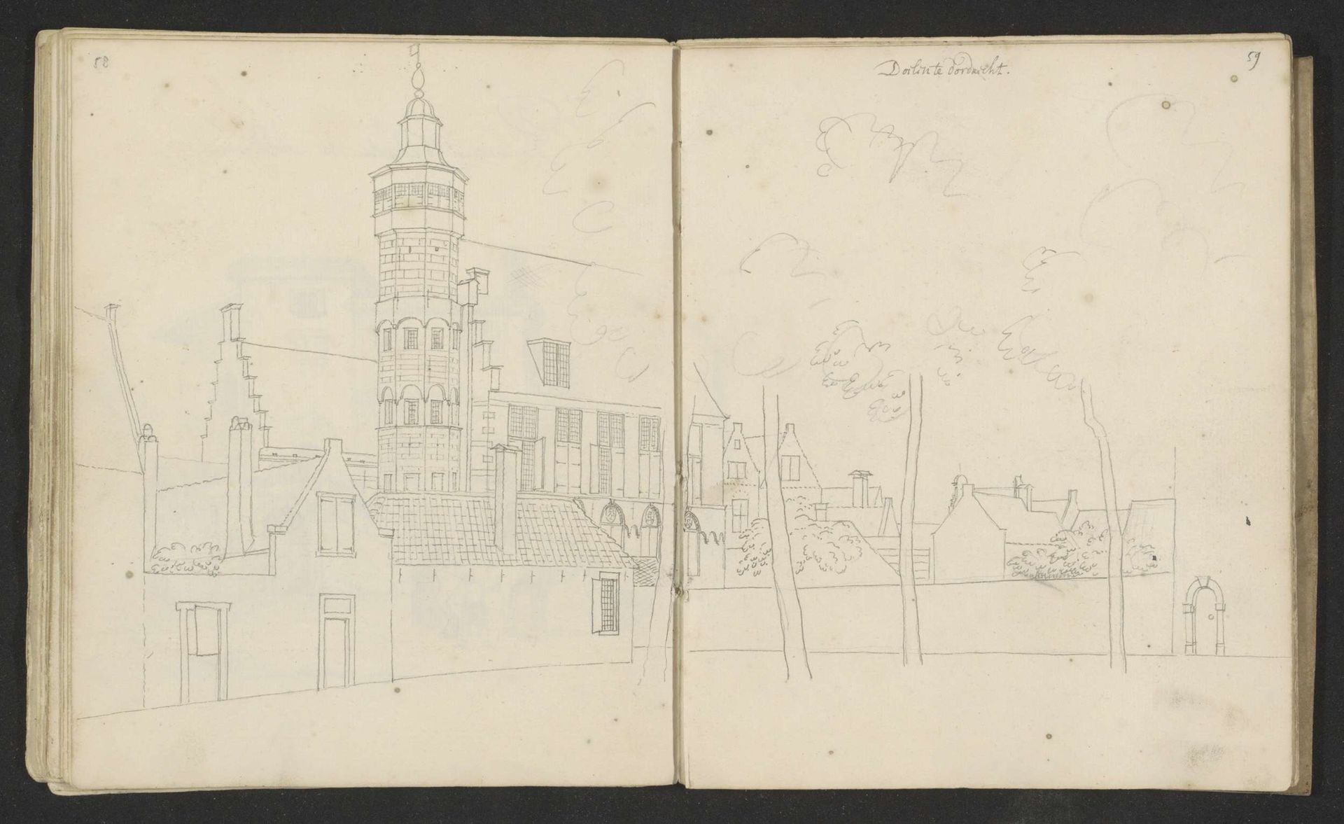 De Doelen te Dordrecht by Cornelis Pronk