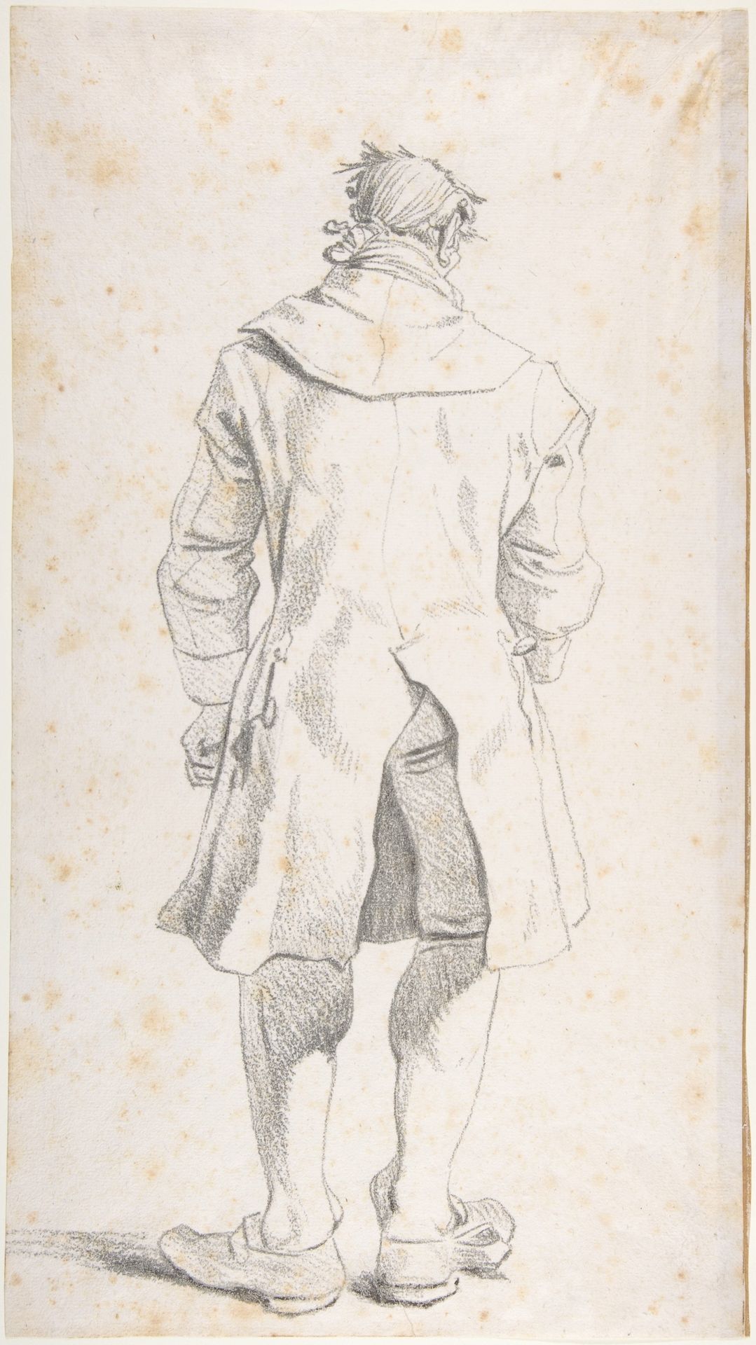 Caricature of Joseph-Benoît Suvée by François André Vincent