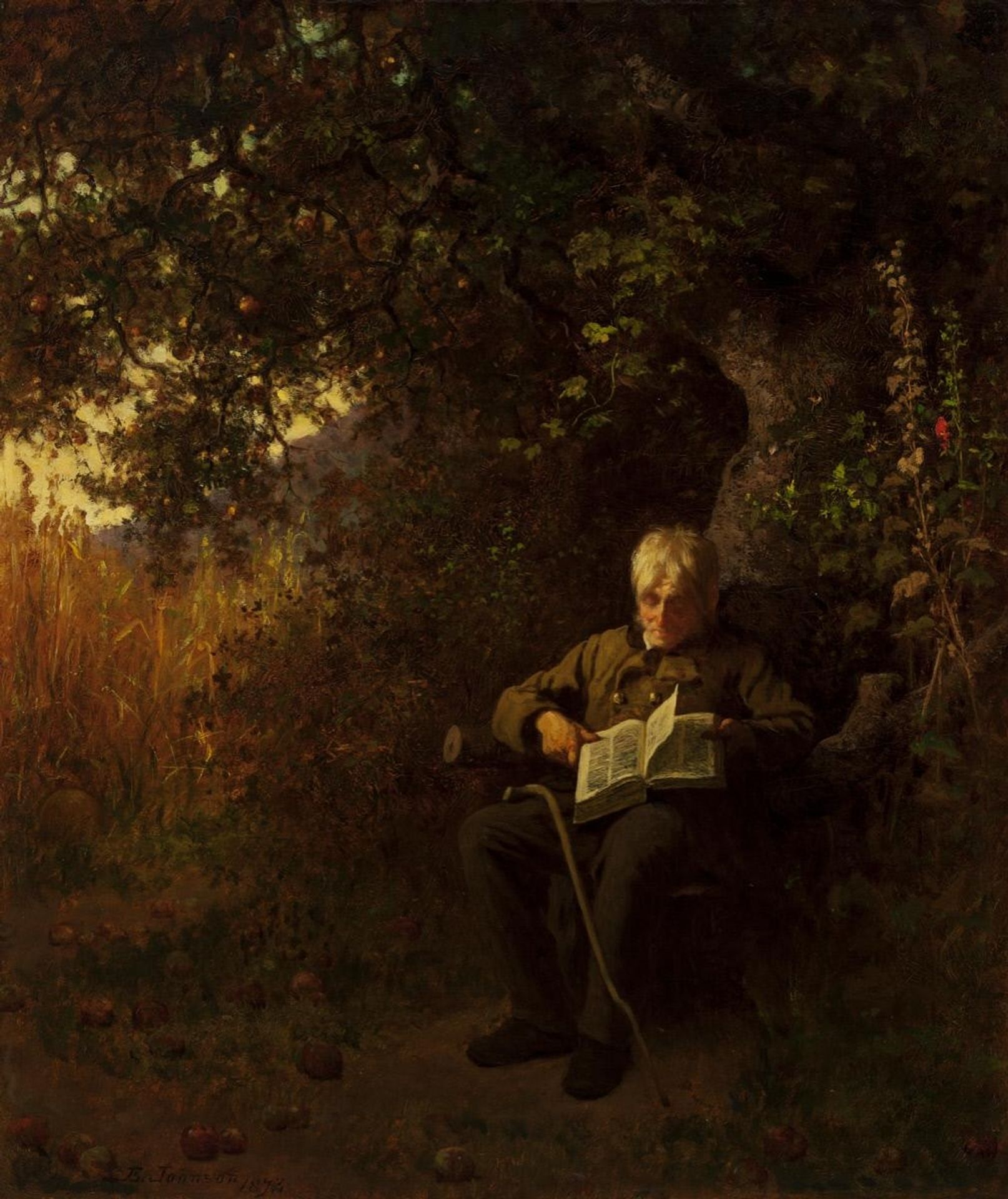 October by Eastman Johnson