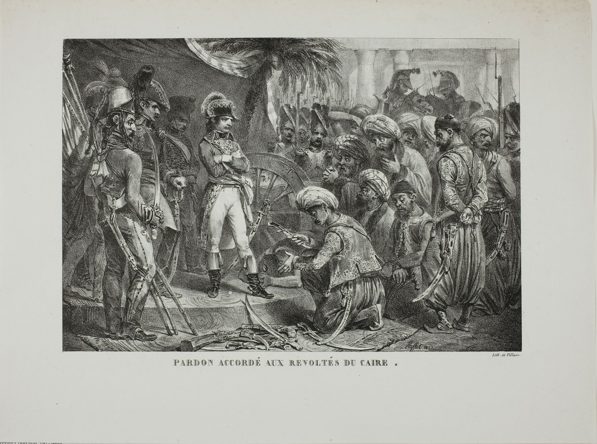Pardon Granted to the Cairo Rebels by Auguste Raffet