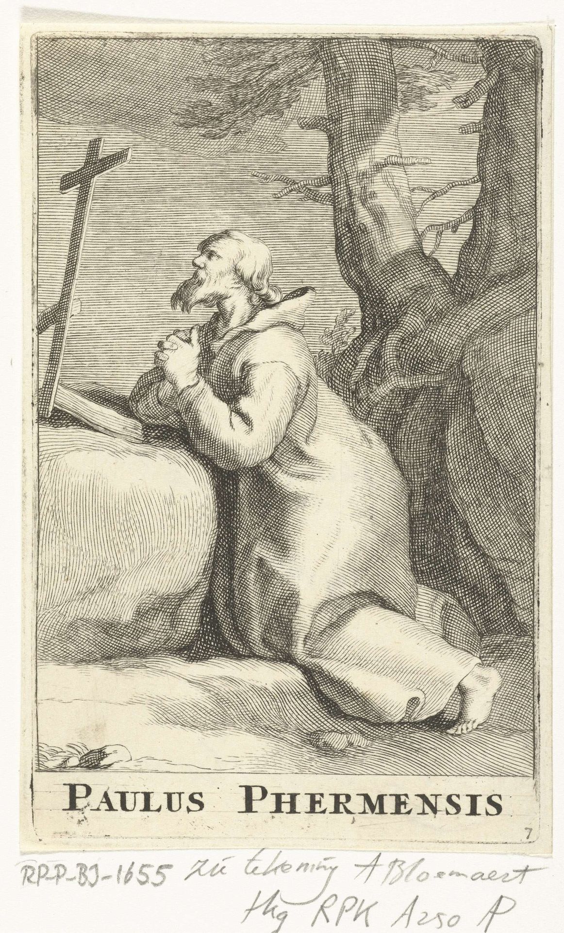 Heilige Paulus van Pherme by Frederick Bloemaert