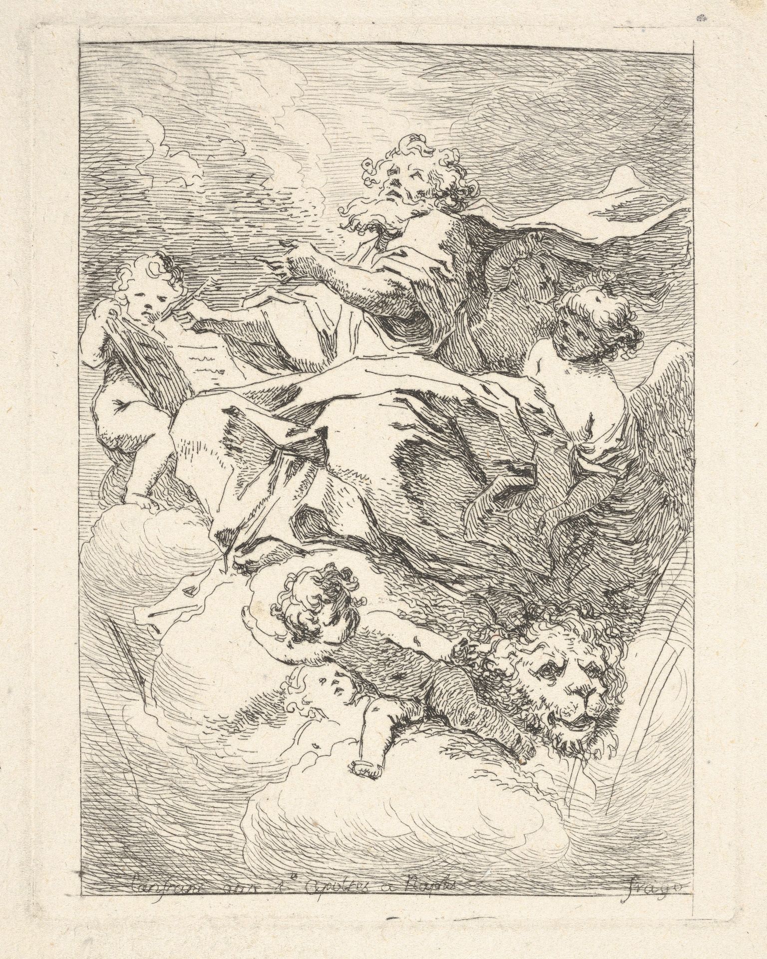Saint Mark by Jean-Honoré Fragonard