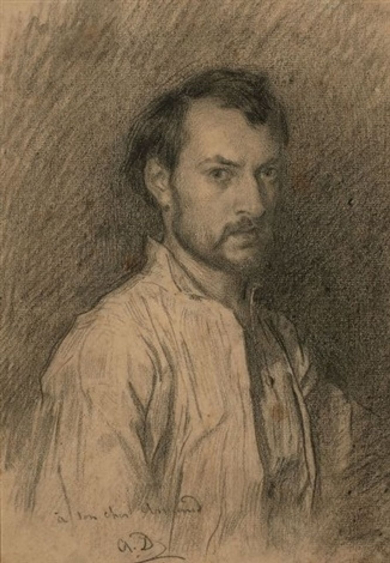Self-portrait by Alfred Dehodencq
