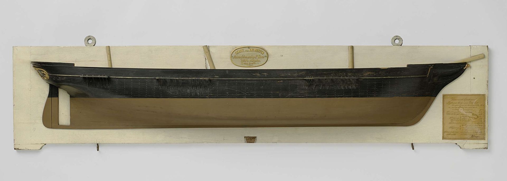 Half Model of a Screw Steamer by Rijkswerf Amsterdam