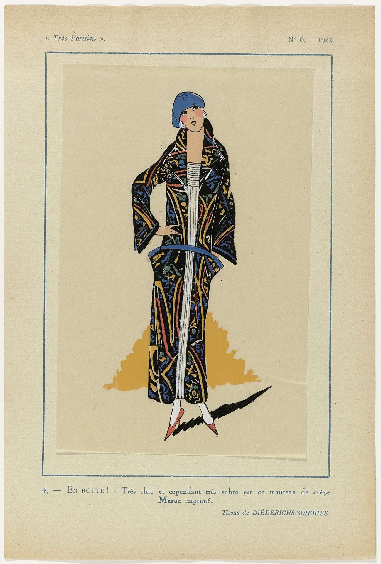 Très Parisien, 1923, No 6: 4.- EN ROUTE ! - Très chic.... by Anonymous