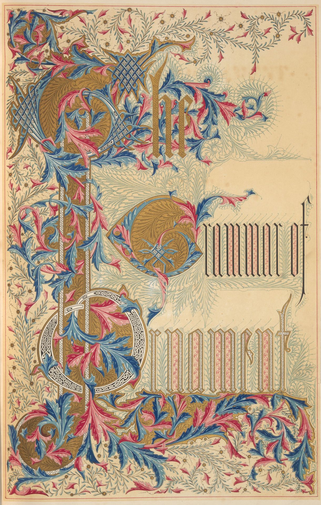 The grammar of ornament by Owen Jones