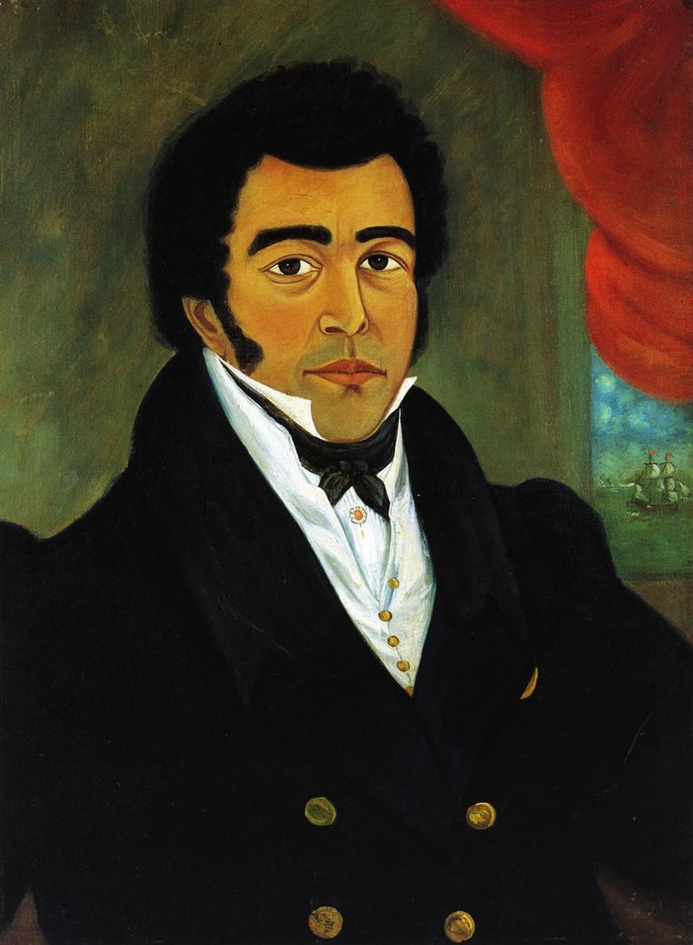 Portrait of an African American Man by Joshua Johnson