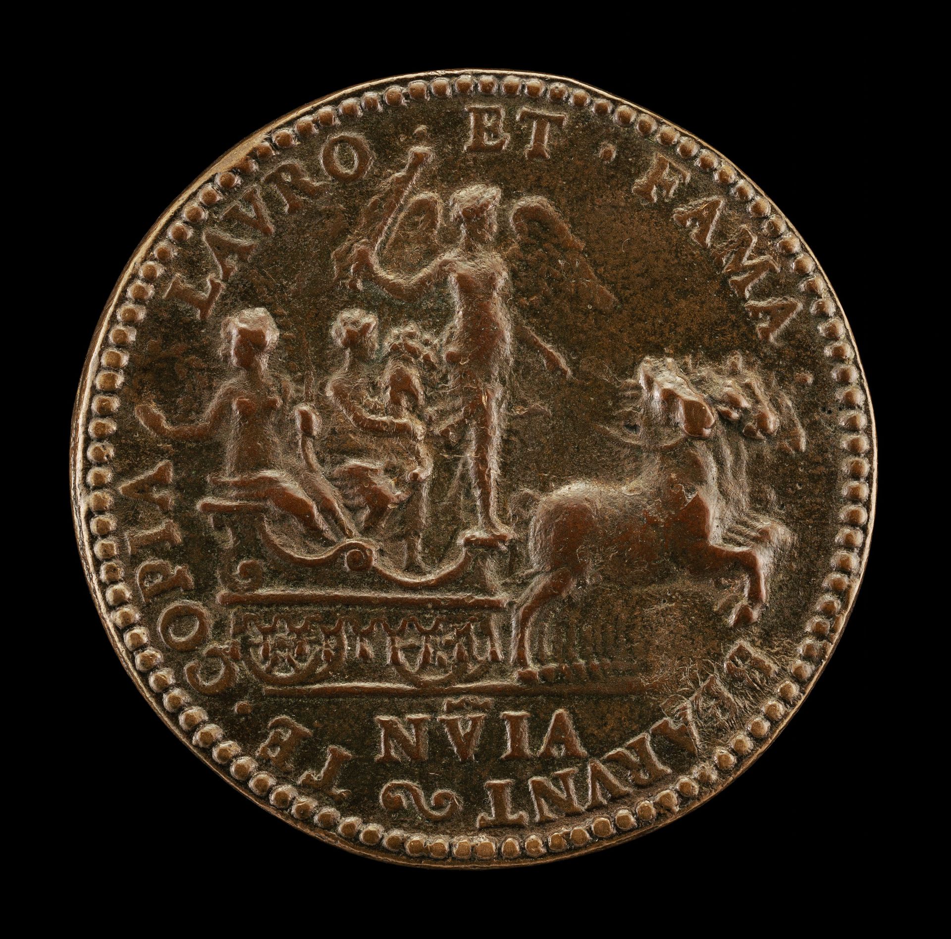 Fame, Abundance, Victory [reverse] by Etienne Delaune