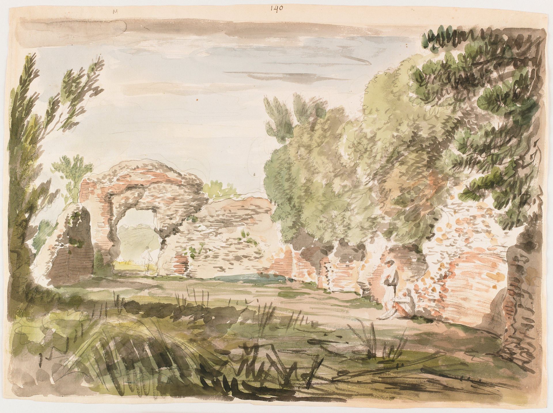 Landscape with Trees by Carlo Labruzzi