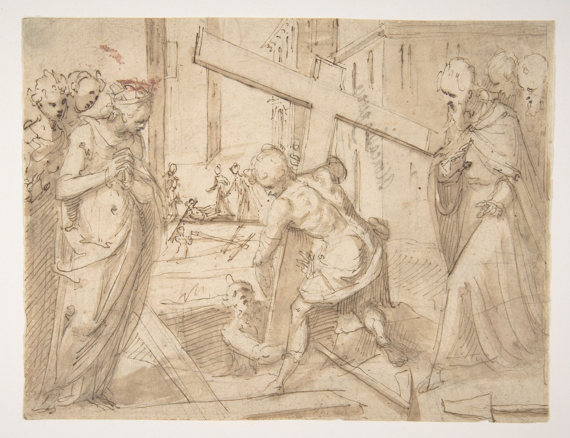 The Discovery of the True Cross by Moncalvo (Guglielmo Caccia)