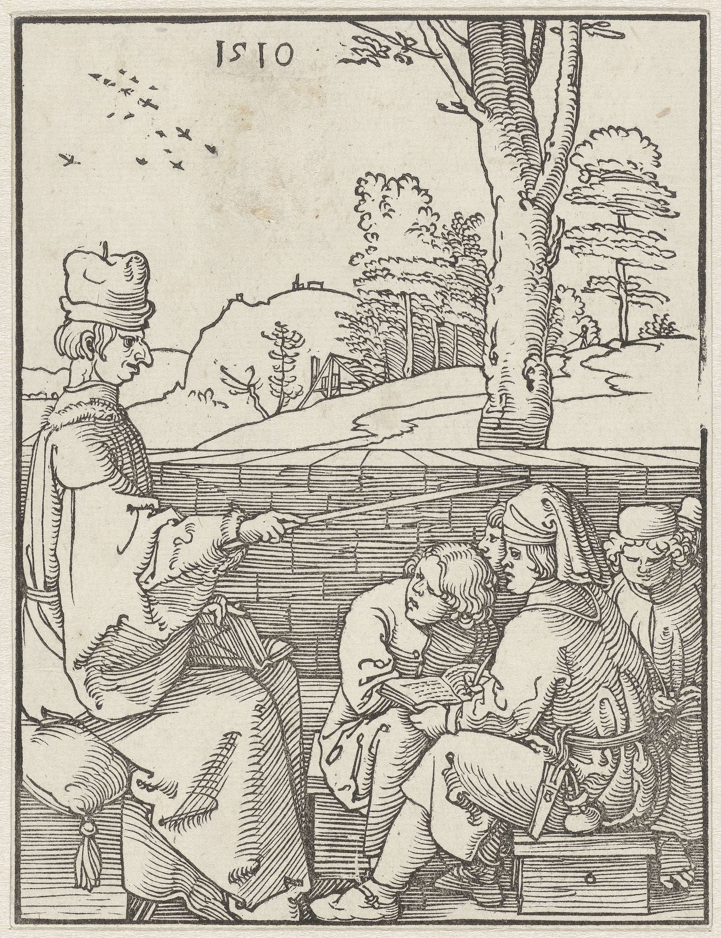 De schoolmeester by Albrecht Durer