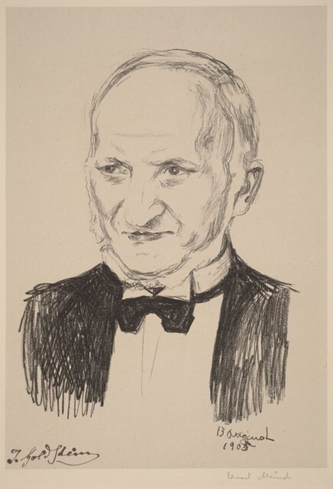 Dr. J. Goldstein by Edvard Munch