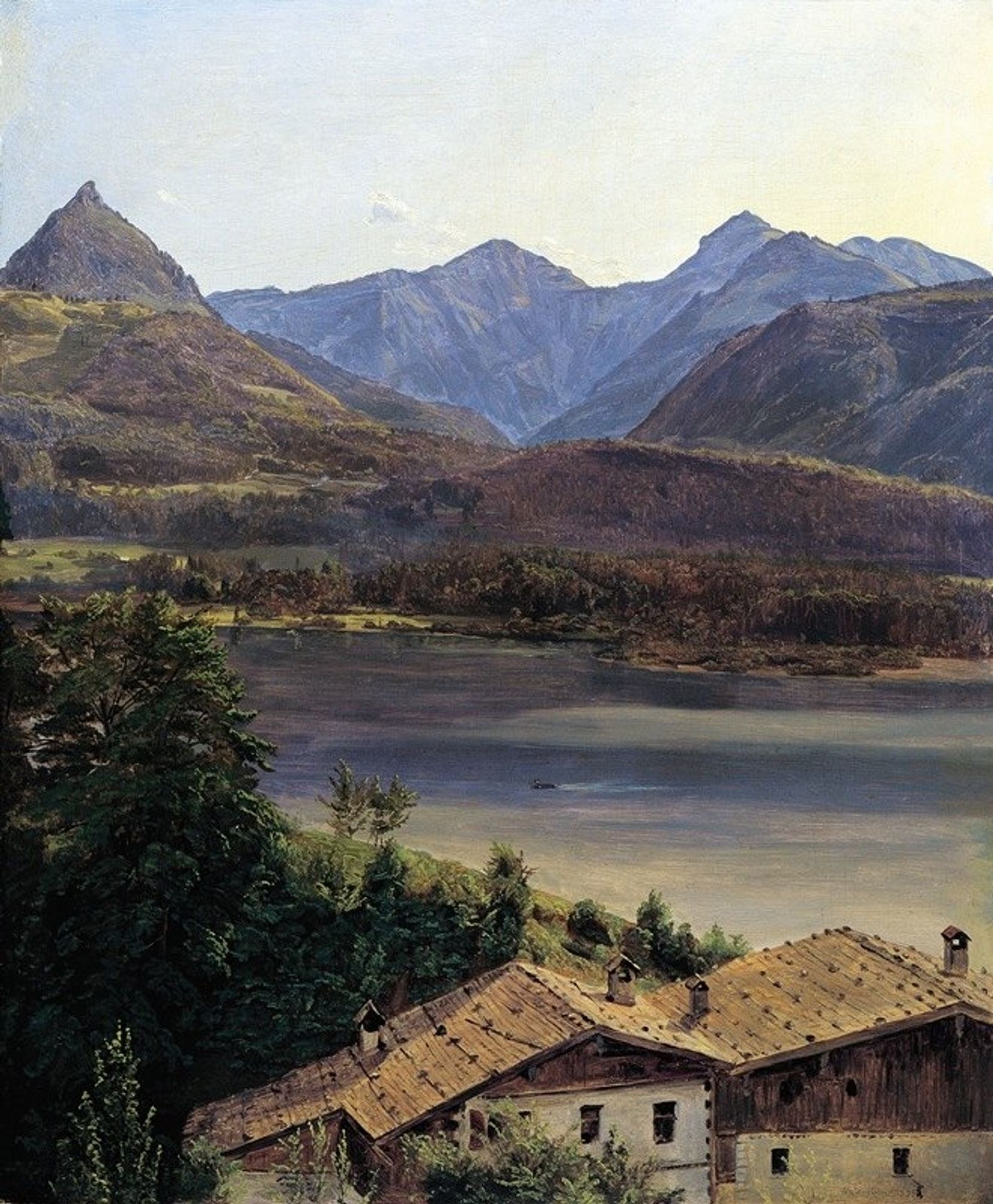 Der Wolfgangsee by Ferdinand Georg Waldmüller
