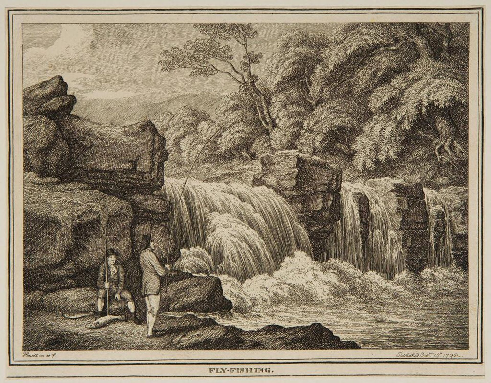 Fly-fishing by Samuel Howitt