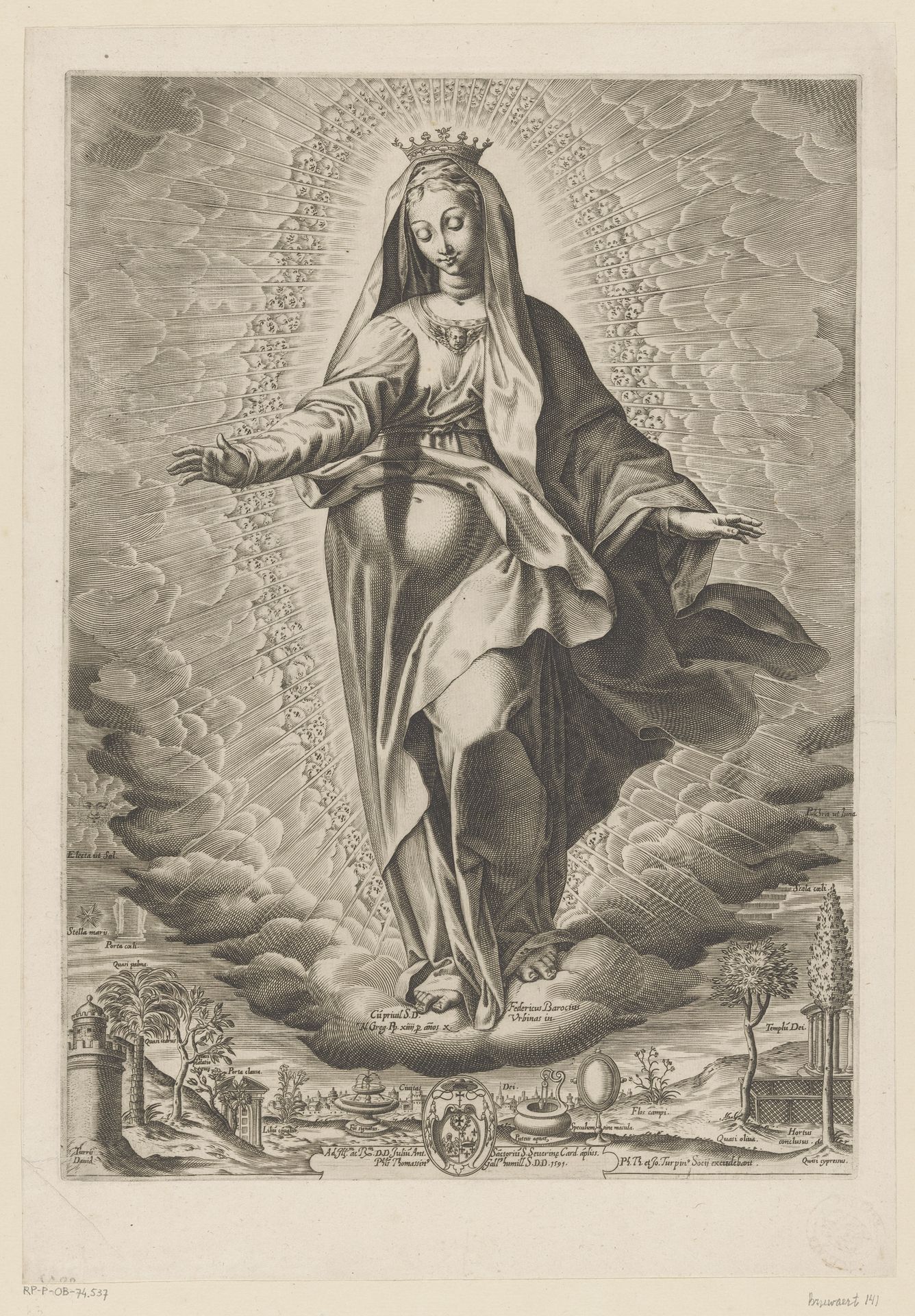 Onbevlekte Ontvangenis van Maria by Philippe Thomassin