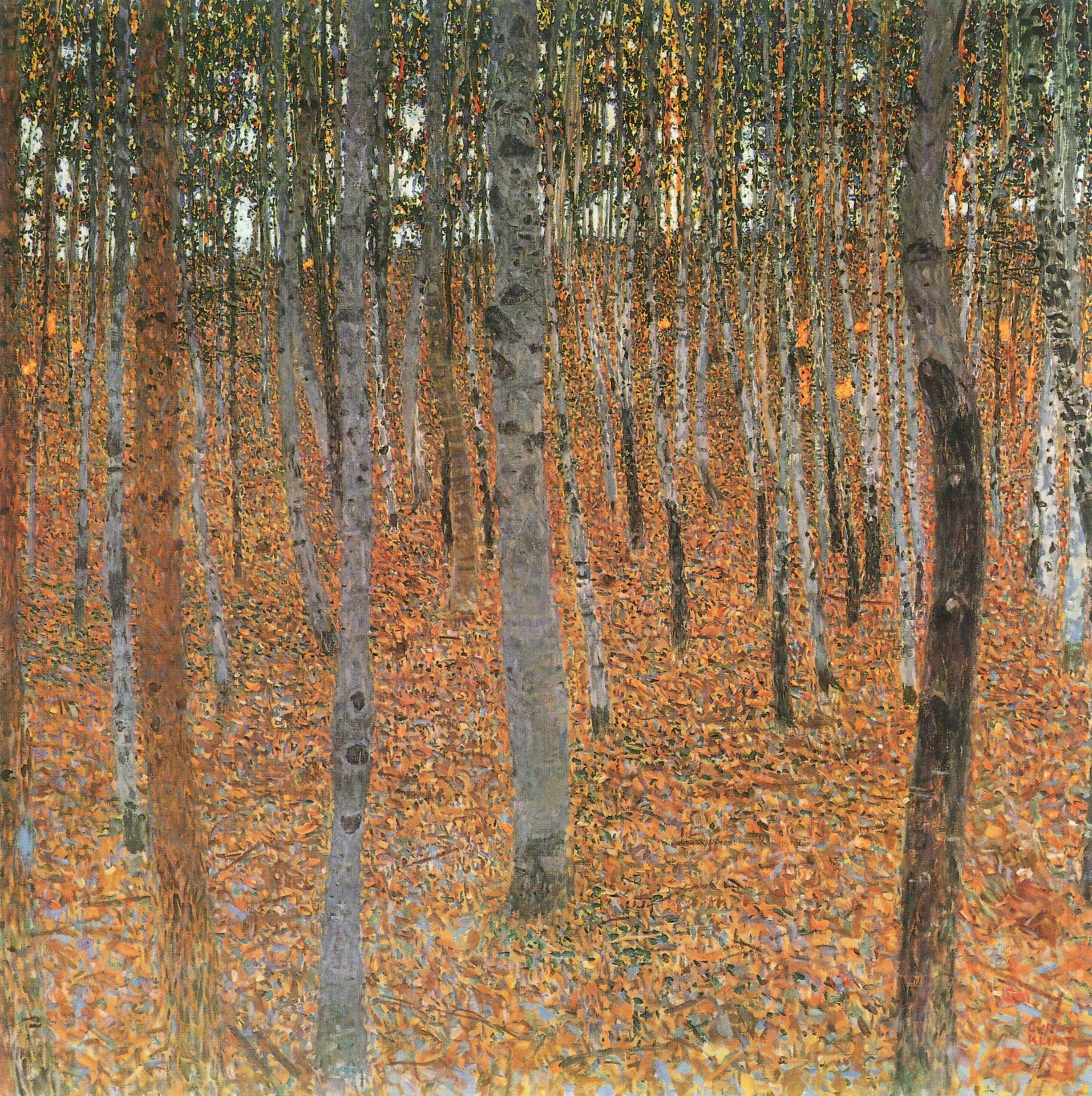 Beech Grove I by Gustav Klimt