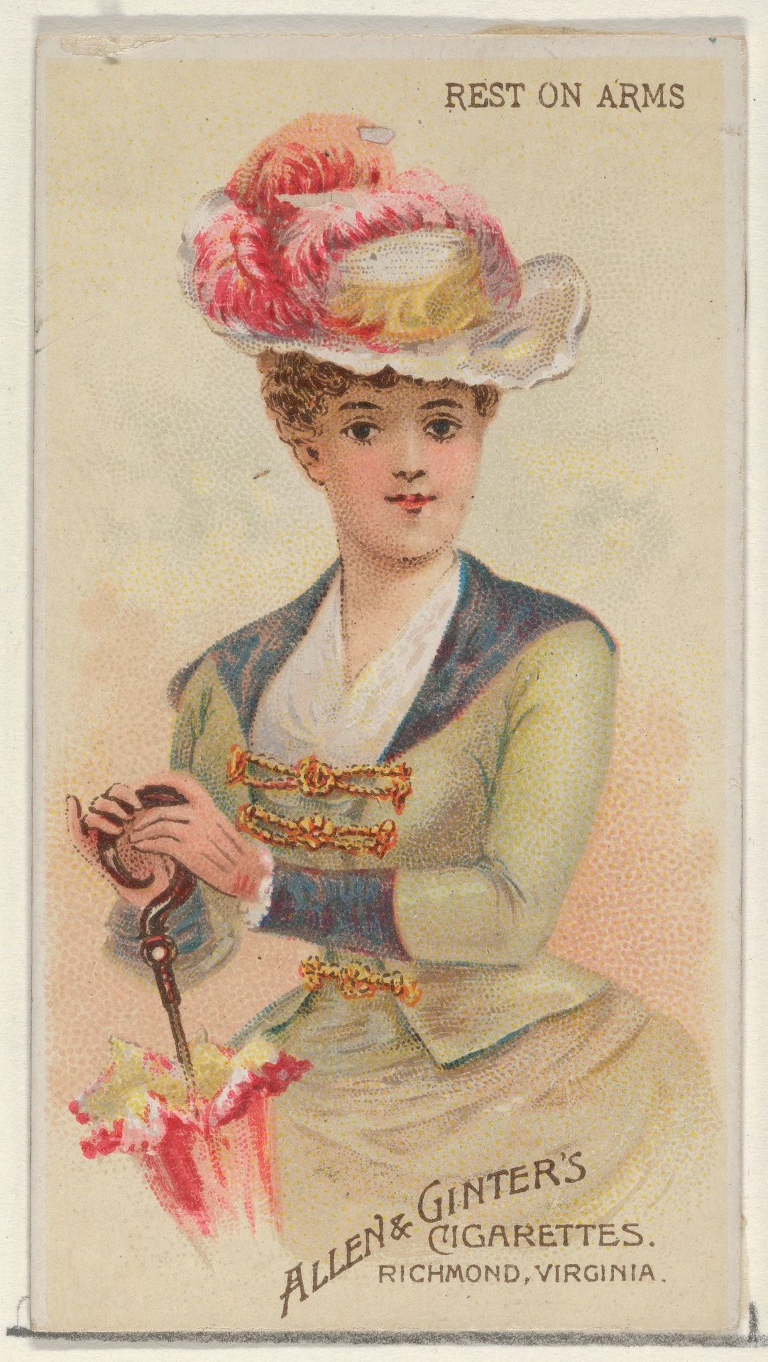 Rest on Arms, from the Parasol Drills series (N18) for Allen & Ginter Cigarettes Brands by Allen & Ginter
