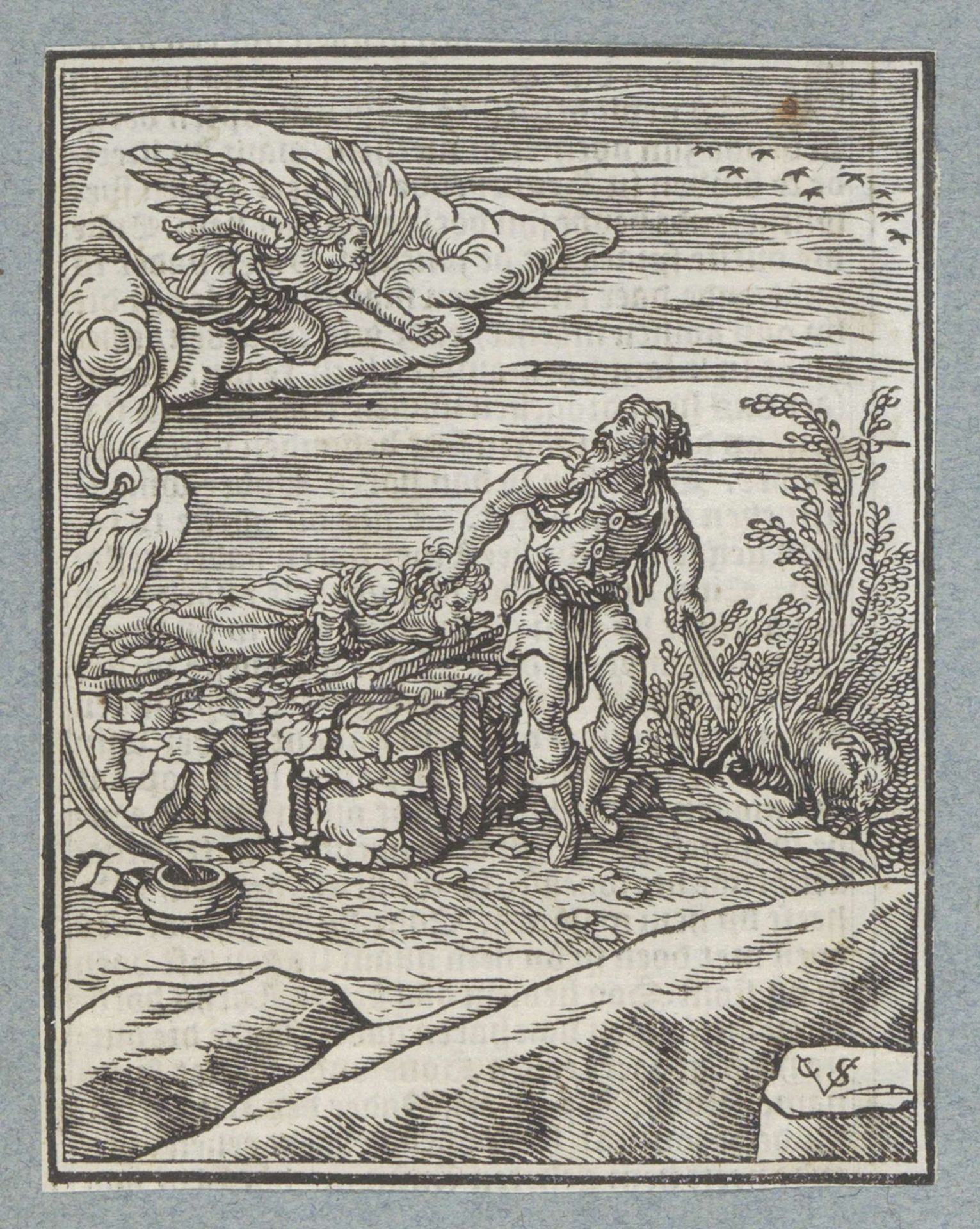 Offer van Abraham by Christoffel van (II) Sichem