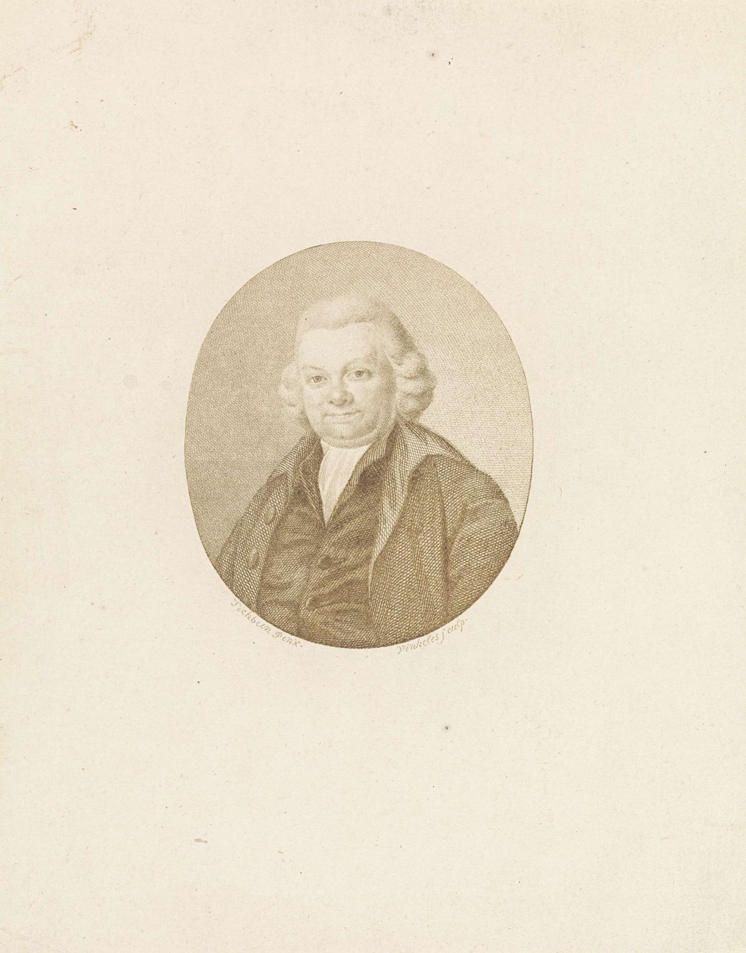 Portret van Jeronimo de Bosch by Reinier Vinkeles