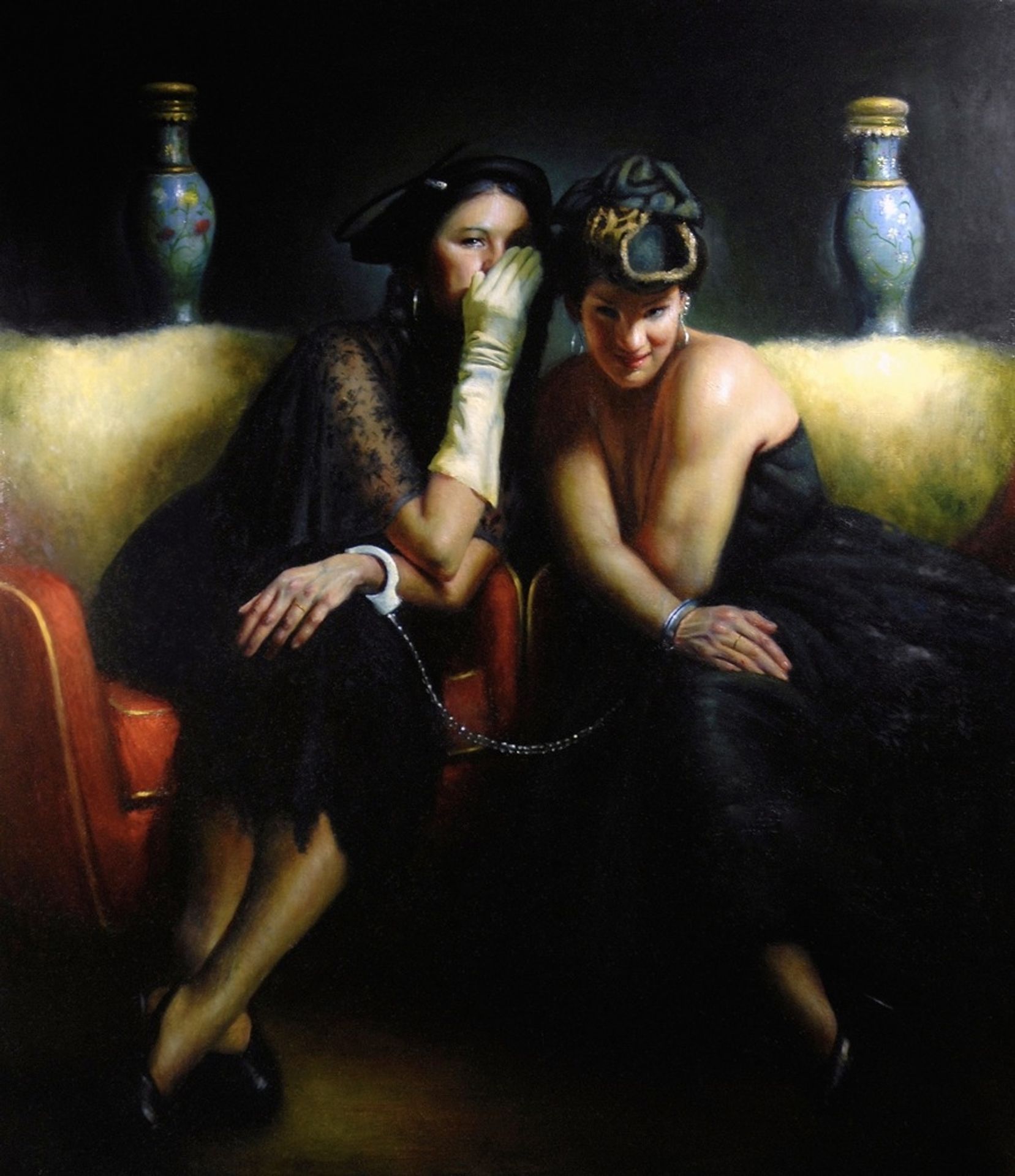 Whispering Sisters by Rose Freymuth-Frazier