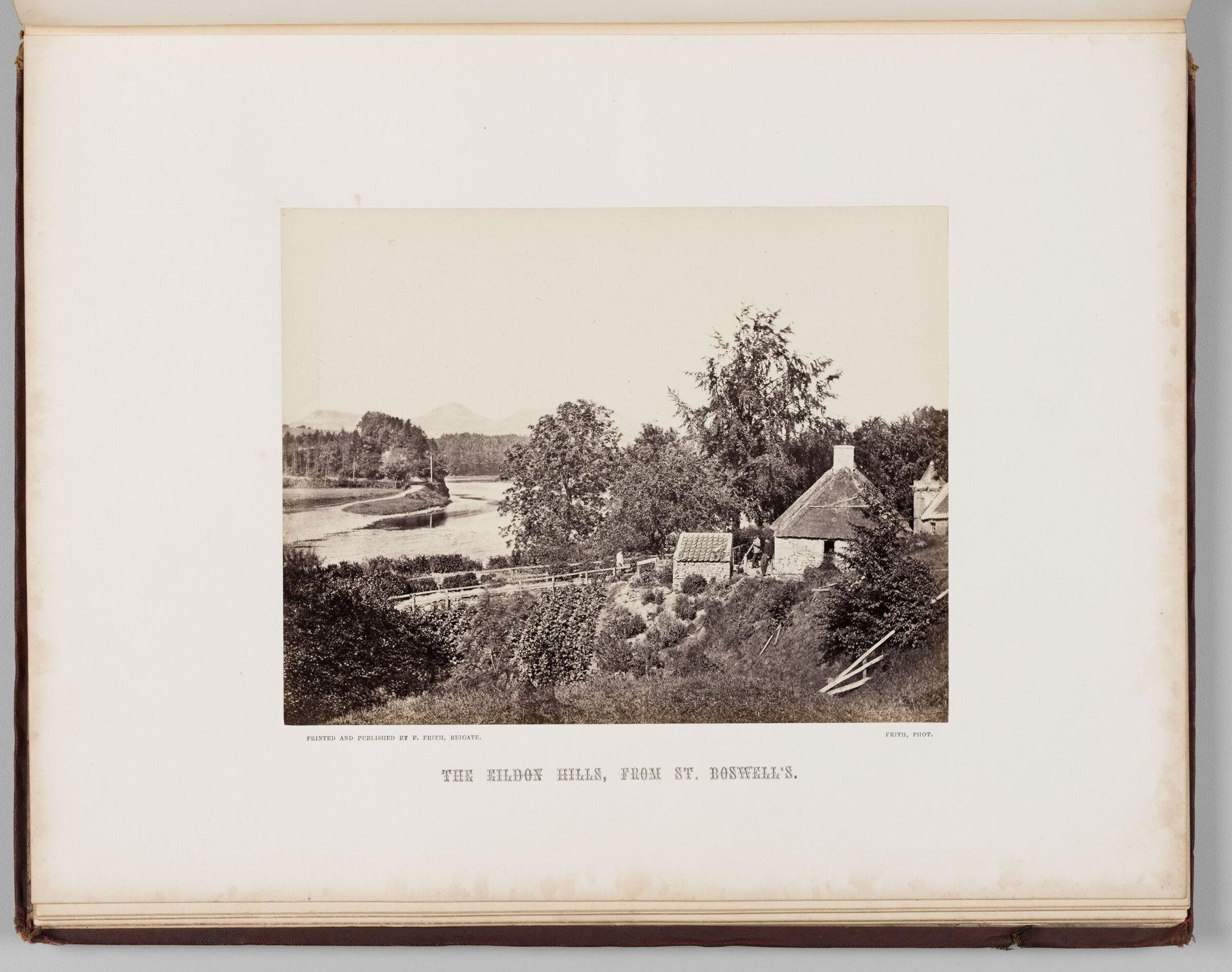 The Eildon Hills, from St. Boswell's. by Francis Frith