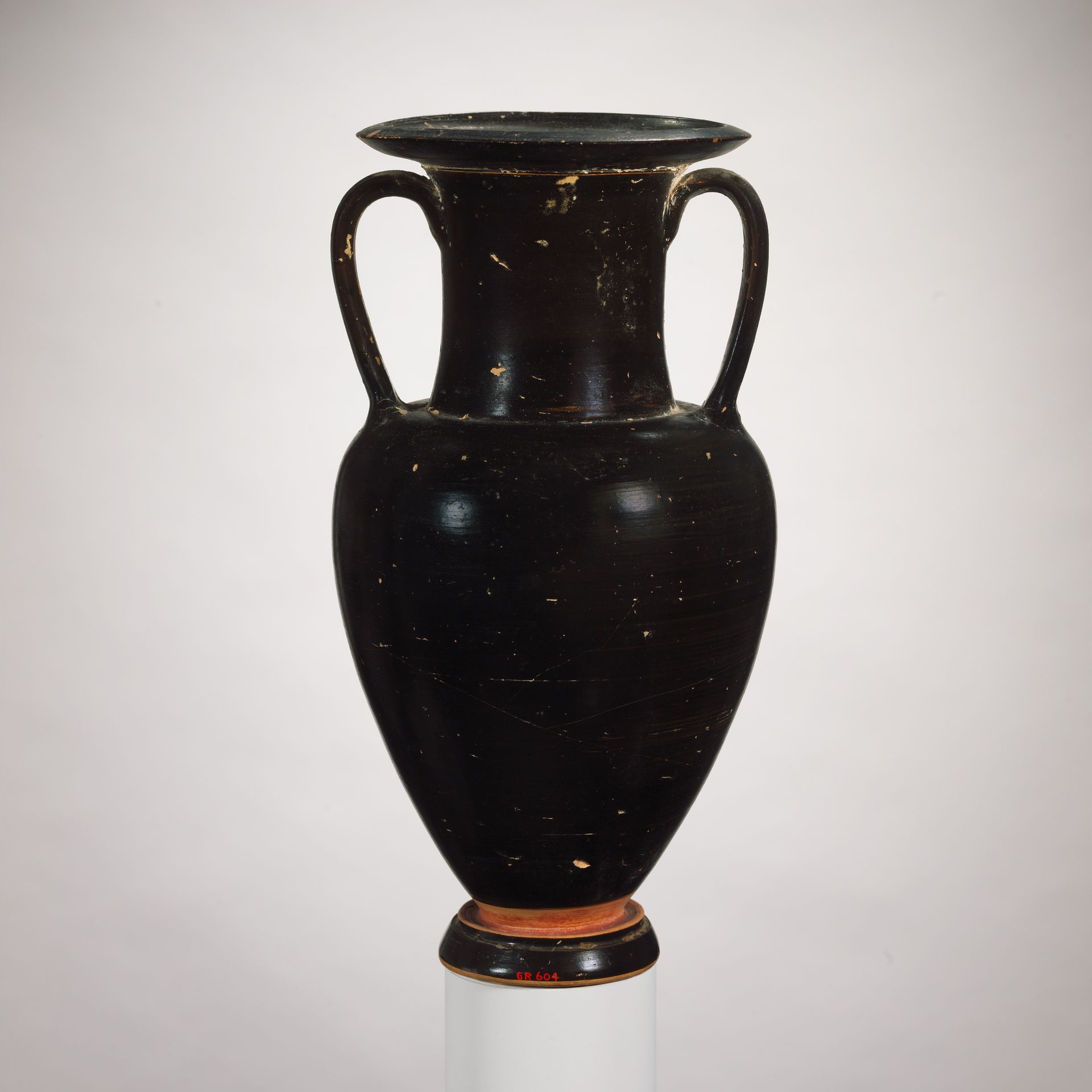Terracotta neck-amphora (jar) by Owl-Pillar Group
